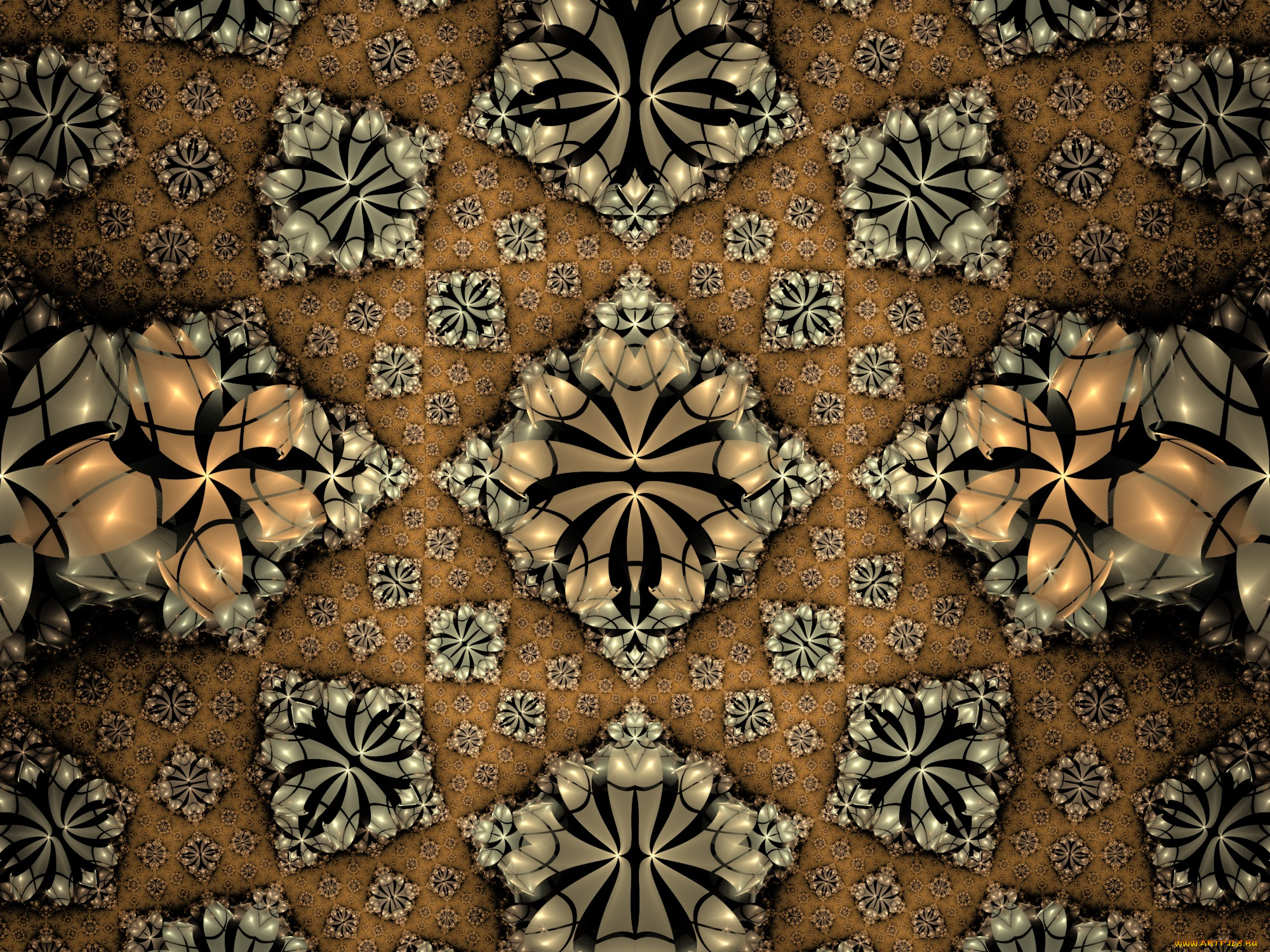 3д, графика, фракталы, , fractal, цвета, фон, узор