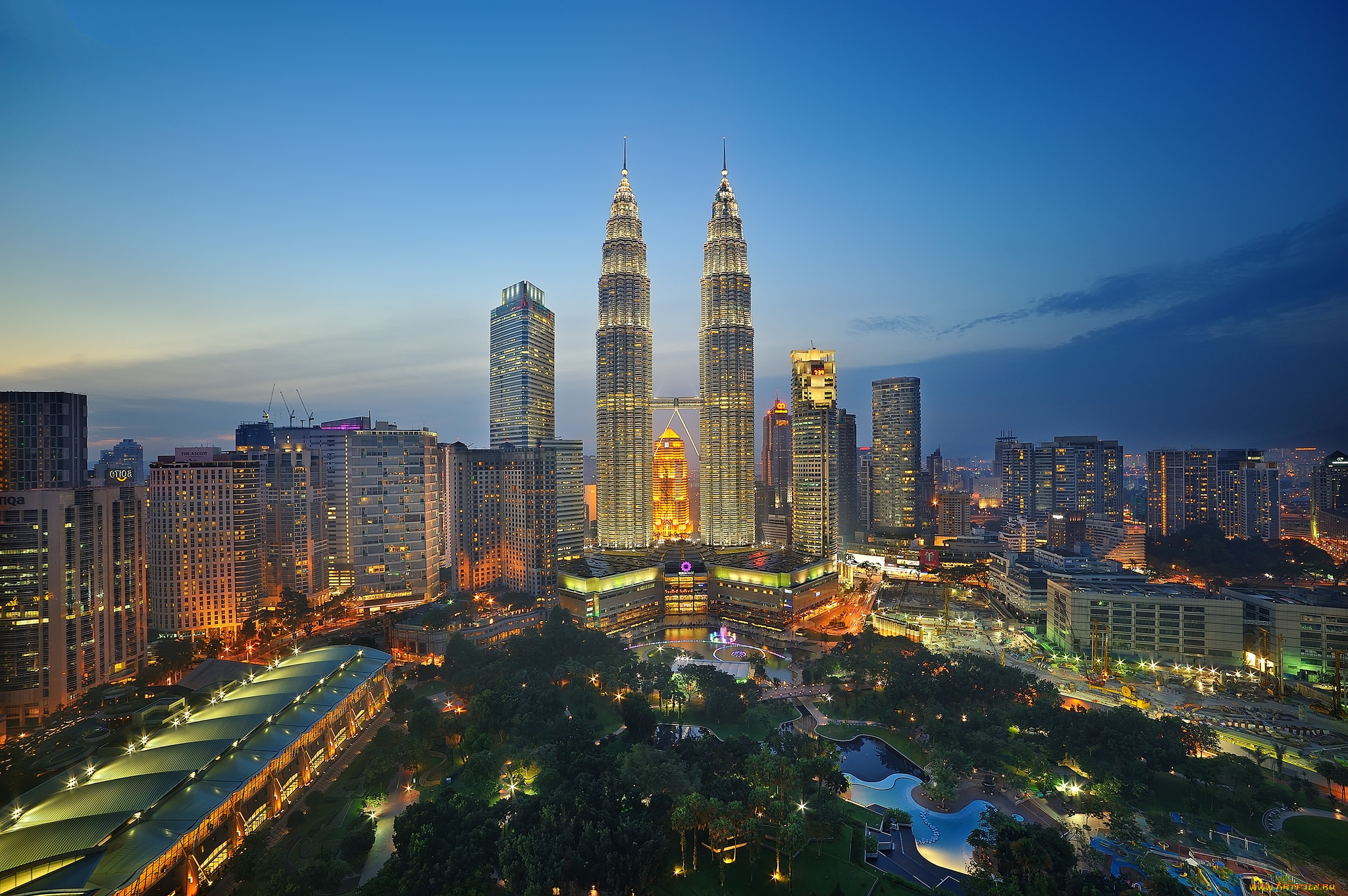 twins, towers, in, kuala, lumpur, malaysia, города, куала-лумпур, , малайзия, близнецы, башни