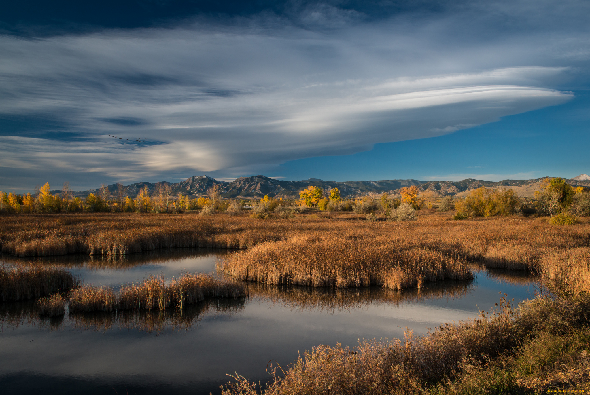 природа, реки, озера, горы, долина, река