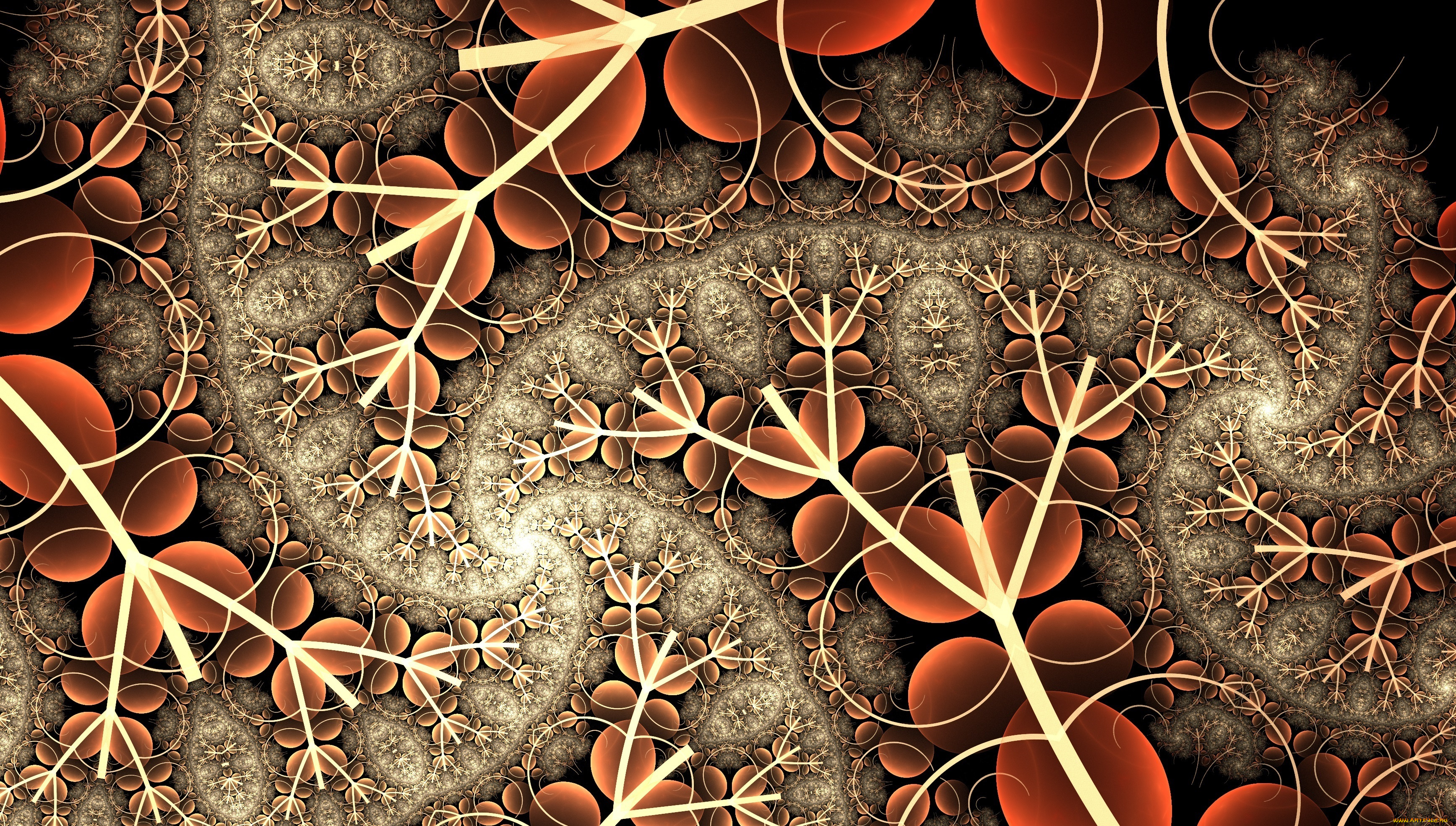 3д, графика, фракталы, , fractal, цвета, фон, узор