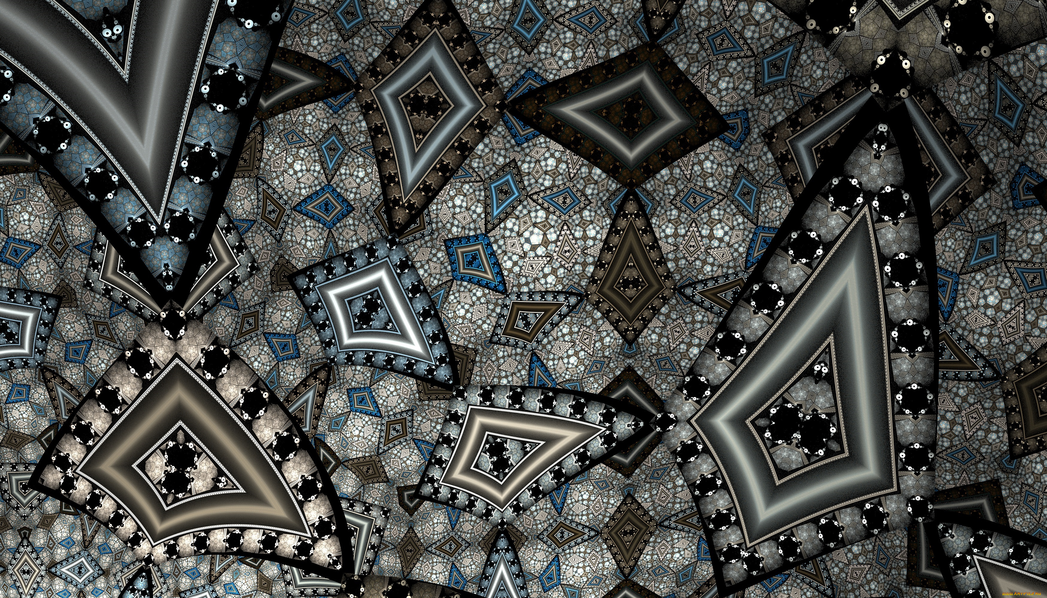 3д, графика, фракталы, , fractal, цвета, фон, узор