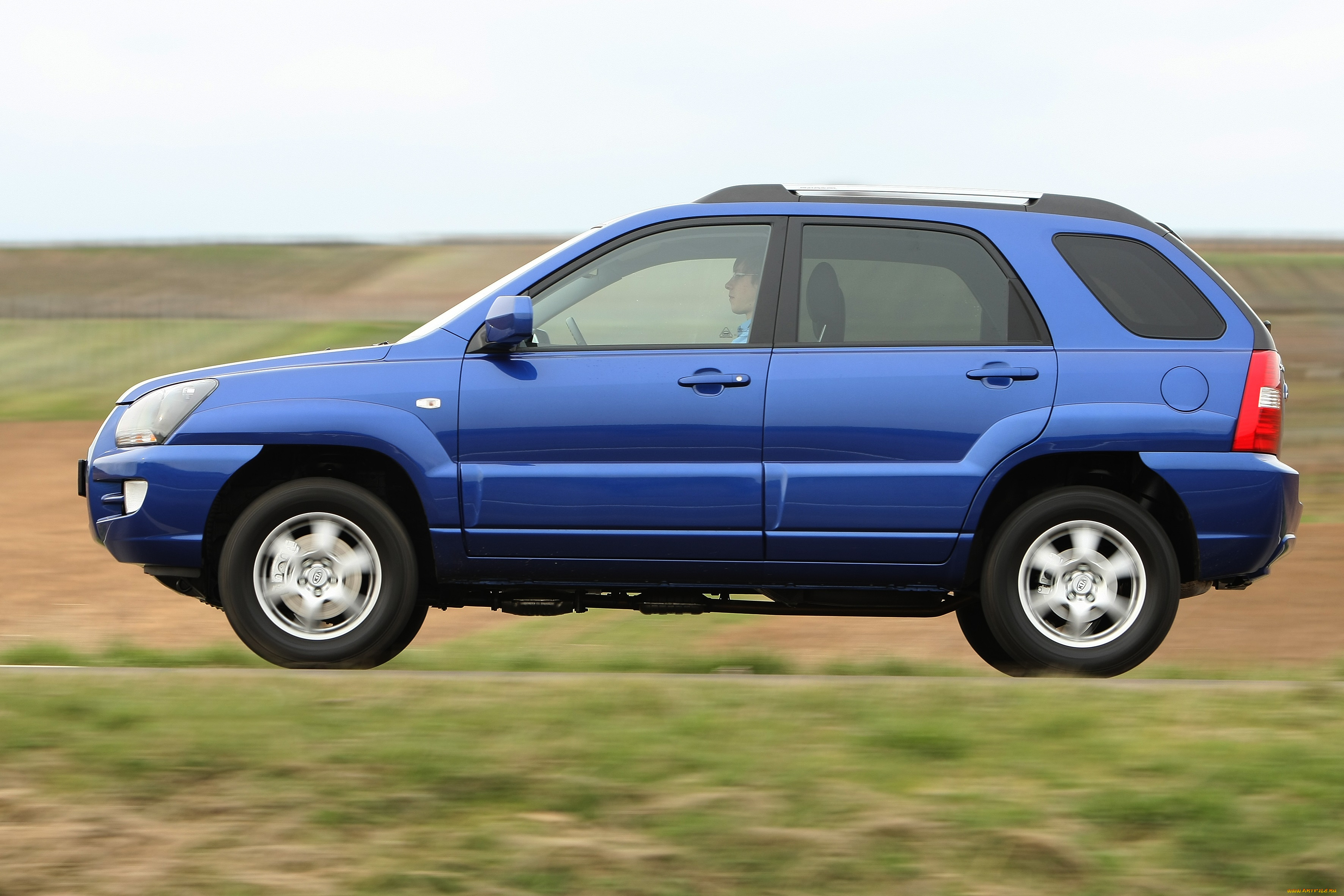 автомобили, kia, km, синий, sportage