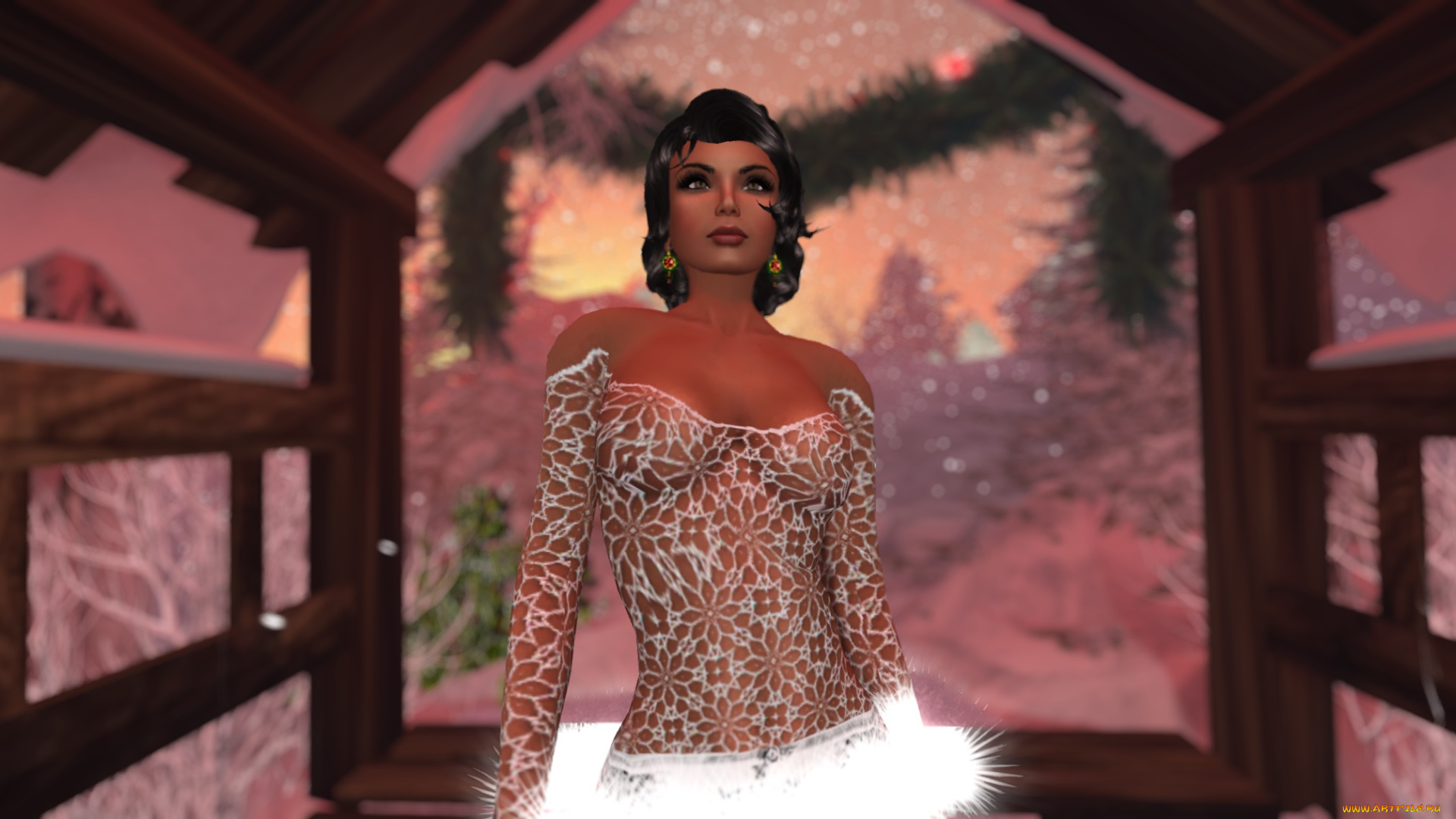 3д, графика, люди, , people, девушка, фон, взгляд