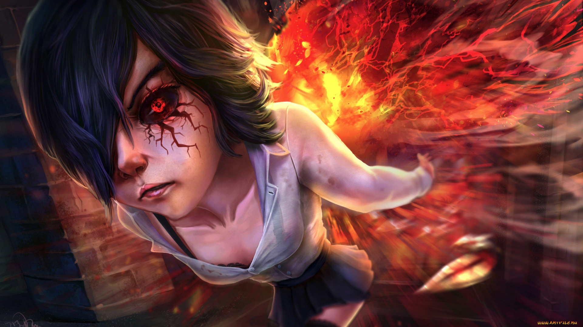 аниме, tokyo, ghoul, гуль, тока