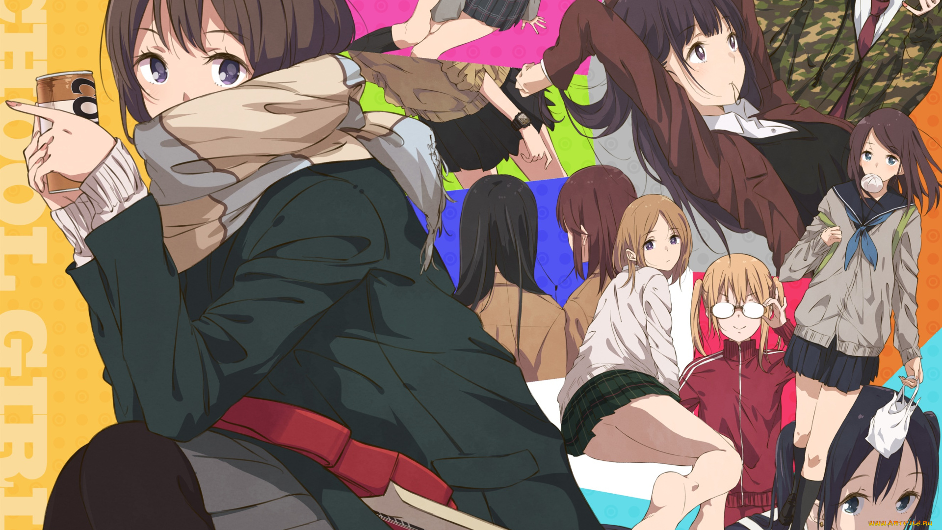 автор, , haine, аниме, unknown, , другое, девочки, арт