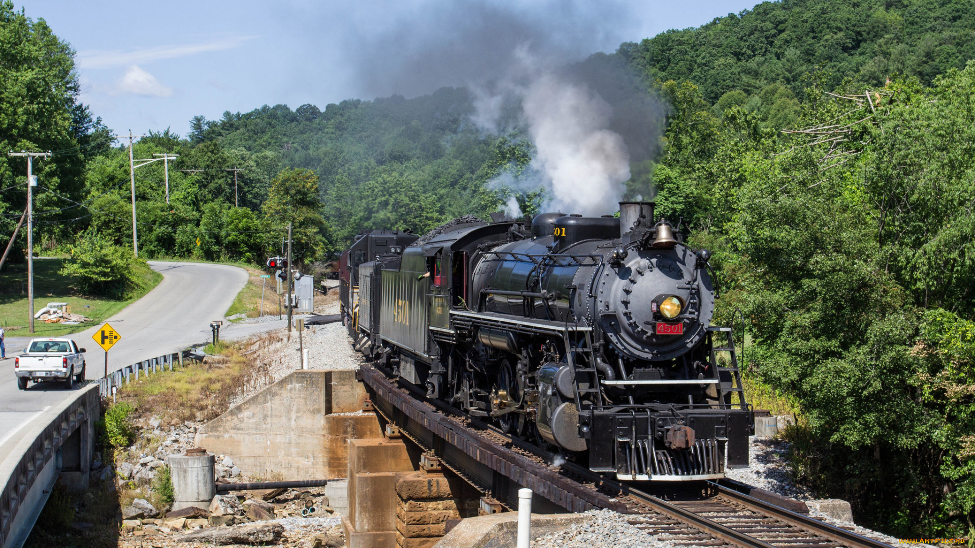 техника, паровозы, паровоз, рельсы