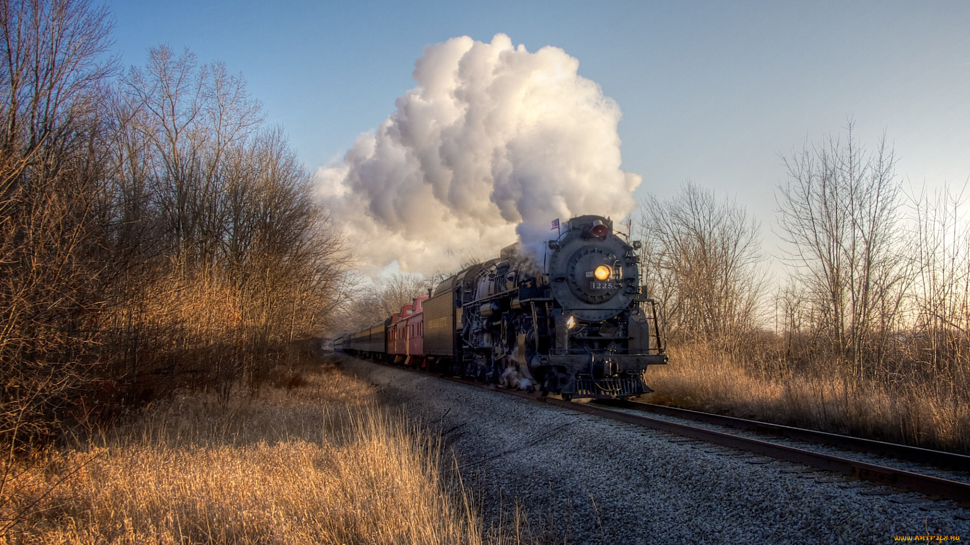 техника, паровозы, паровоз, рельсы