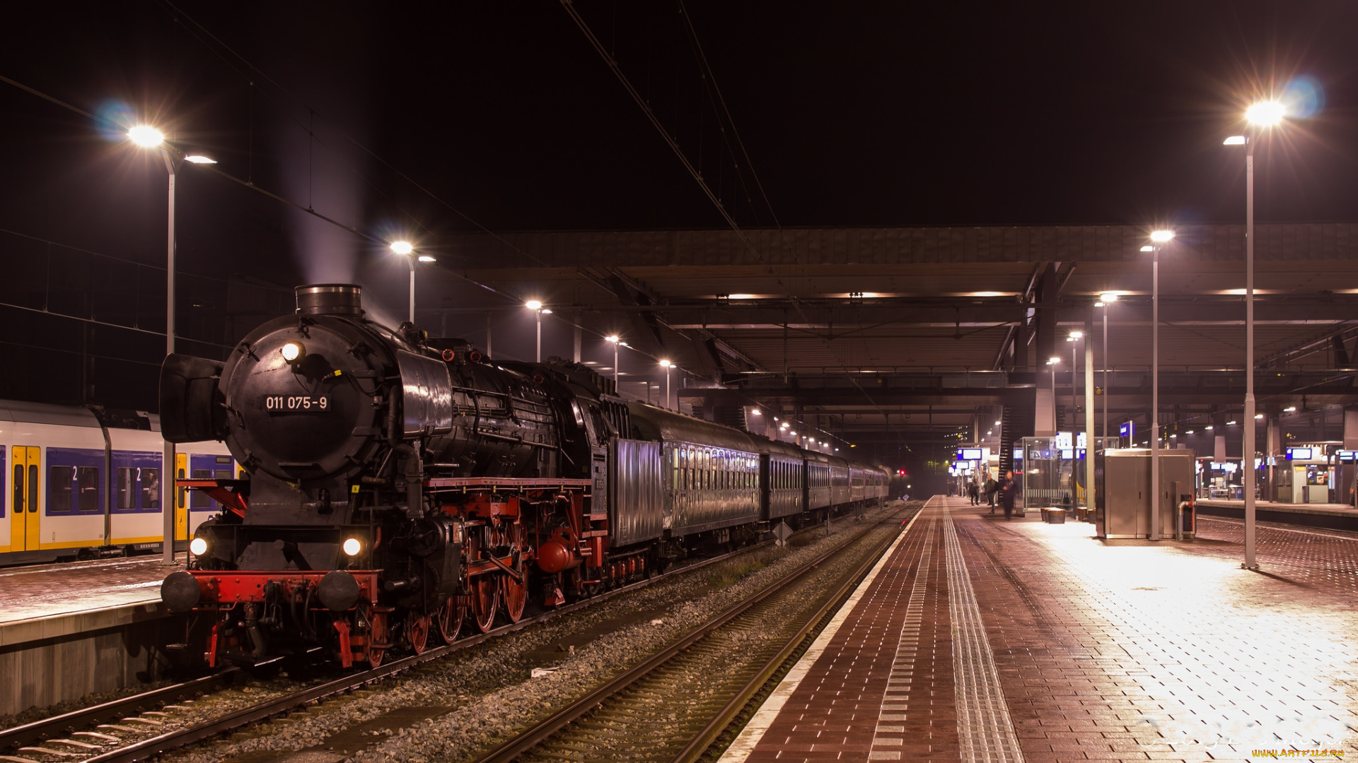 техника, паровозы, паровоз, рельсы