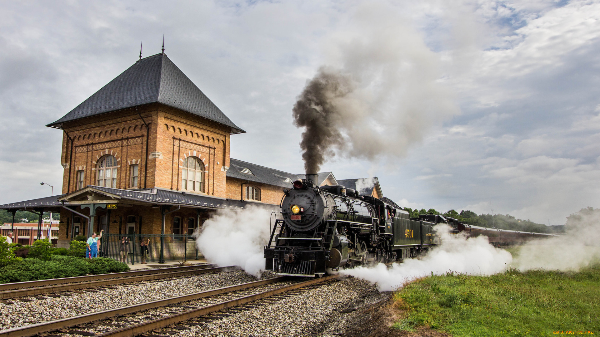 техника, паровозы, рельсы, паровоз