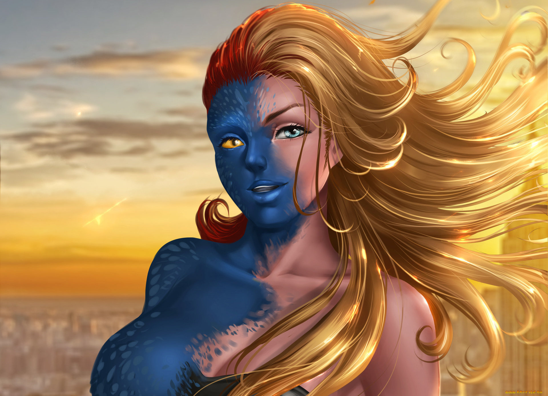 рисованное, комиксы, marvel, comics, raven, darkholme, mystique