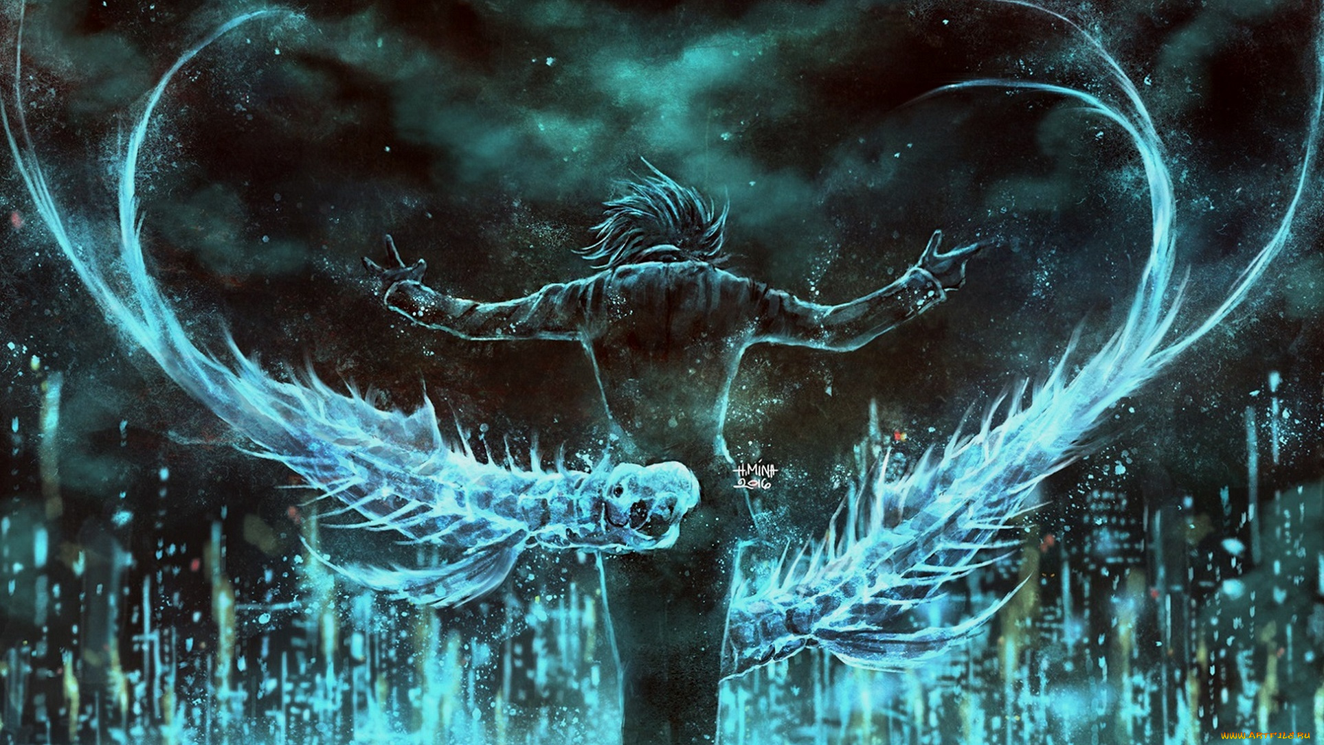 аниме, hunter, x, hunter, магические, рыбы, лидер, паука, короро, арт, техника