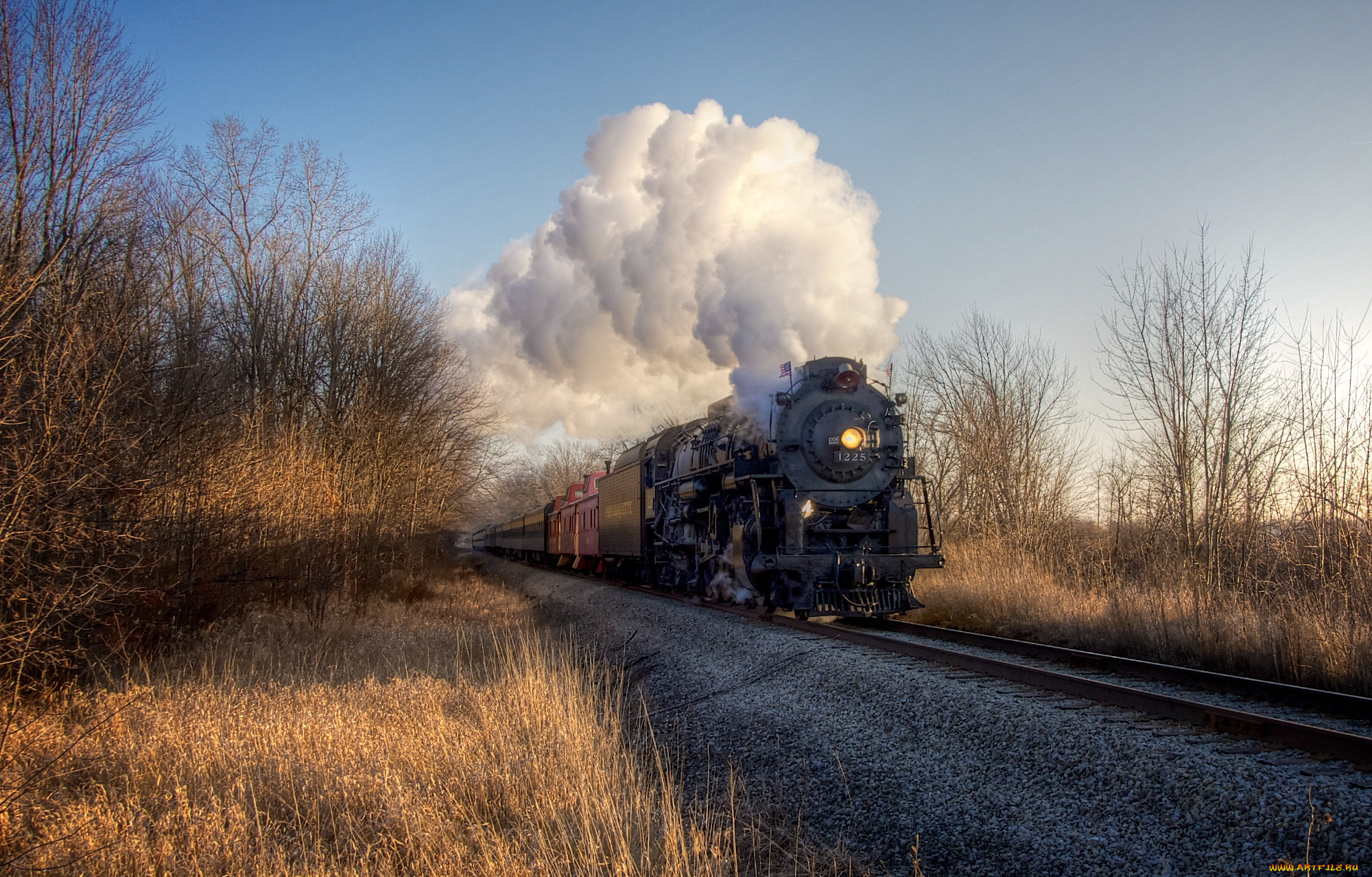 техника, паровозы, паровоз, рельсы