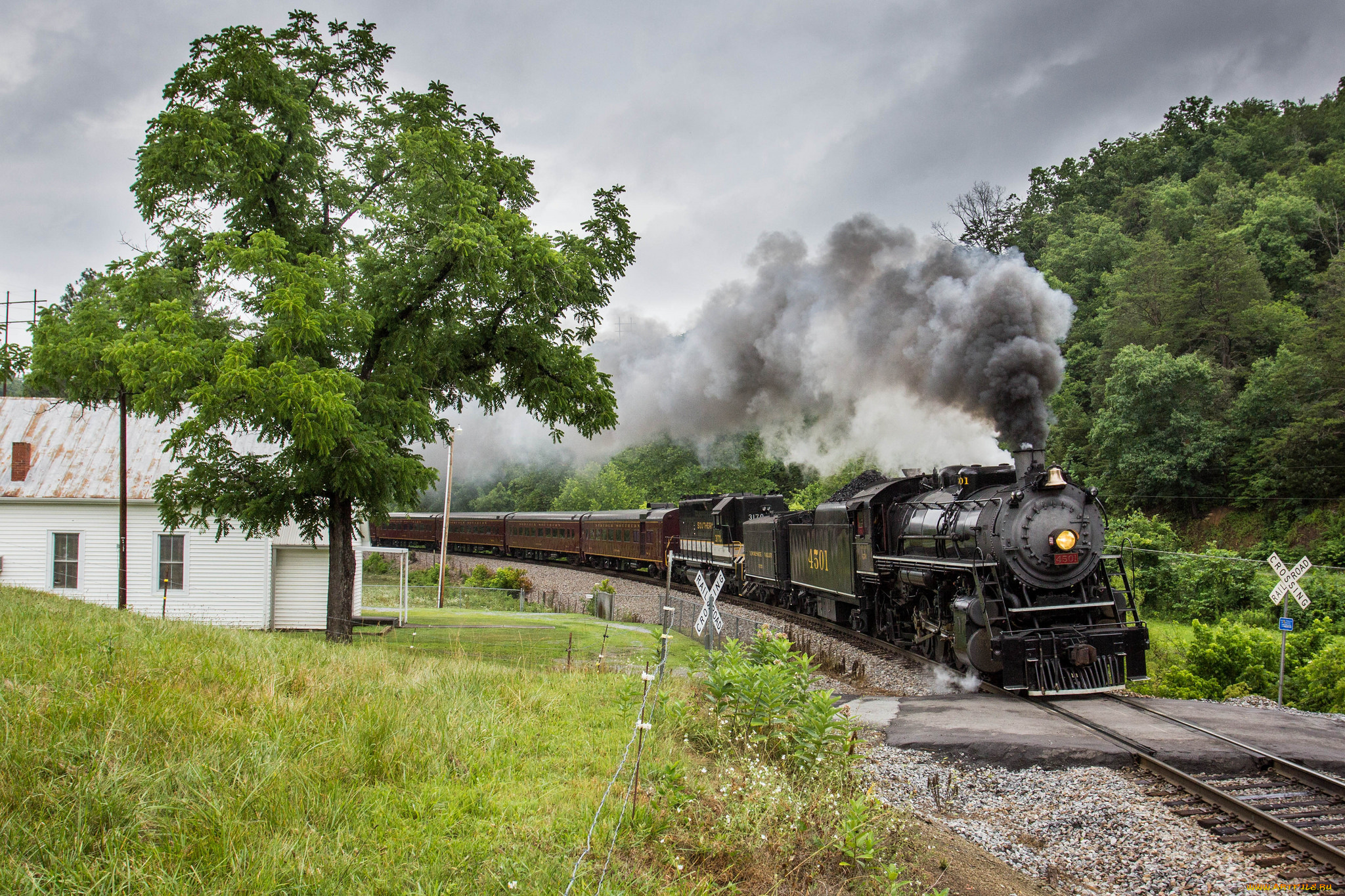 техника, паровозы, паровоз, рельсы