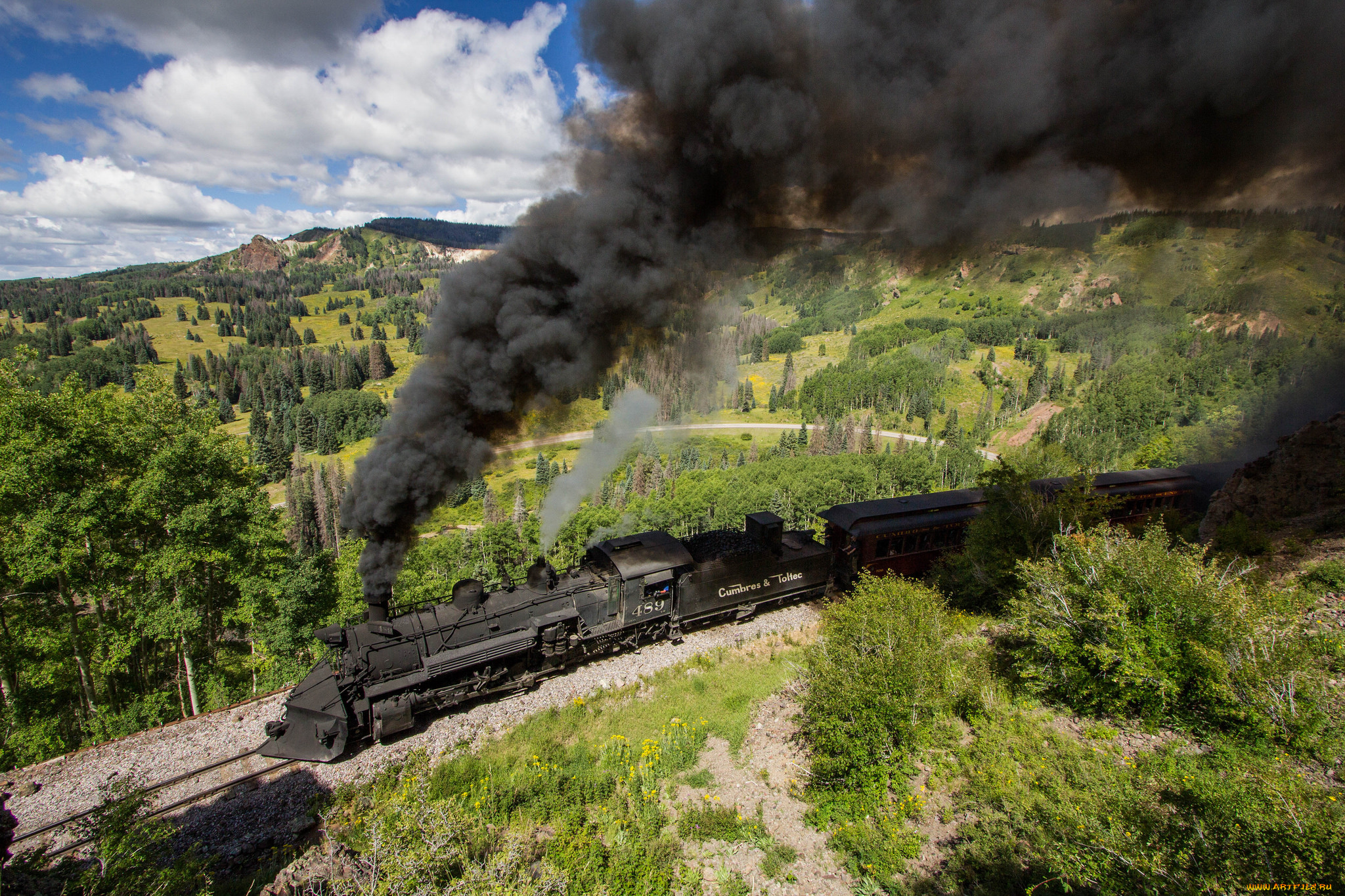техника, паровозы, паровоз, рельсы