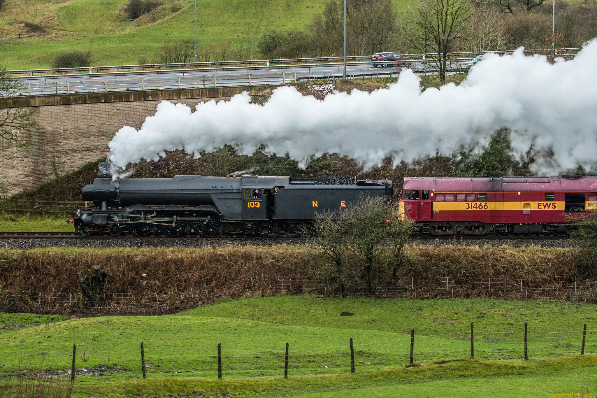 техника, паровозы, паровоз, рельсы