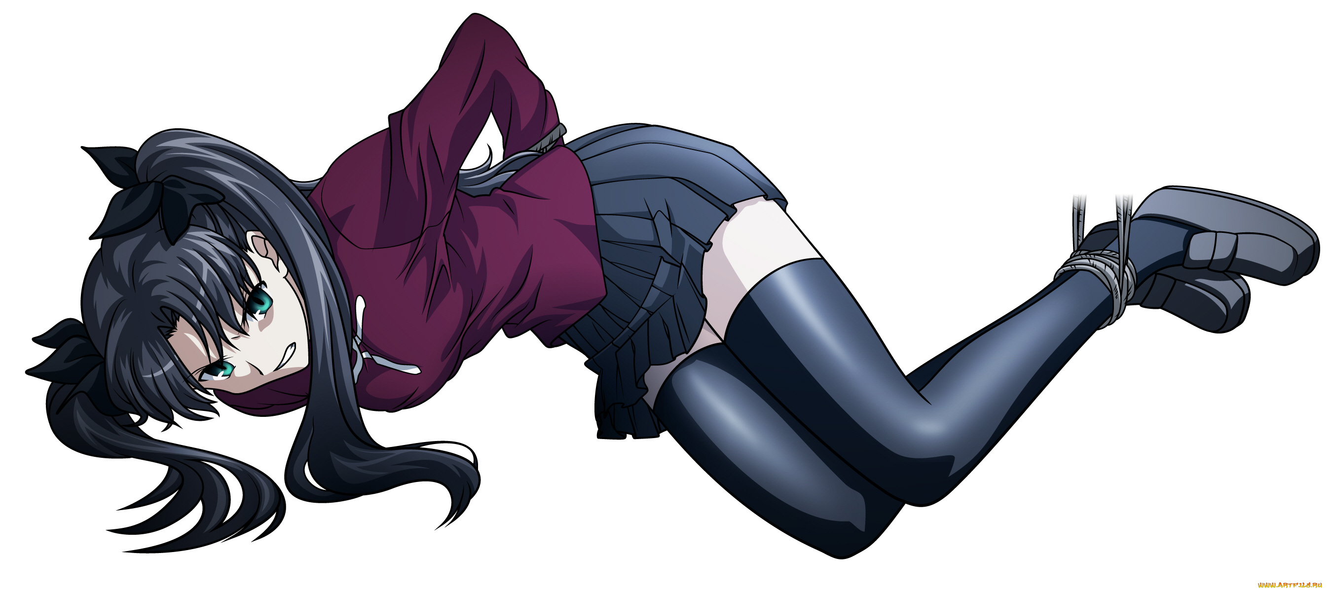 аниме, fate, stay, night, тосока, рин