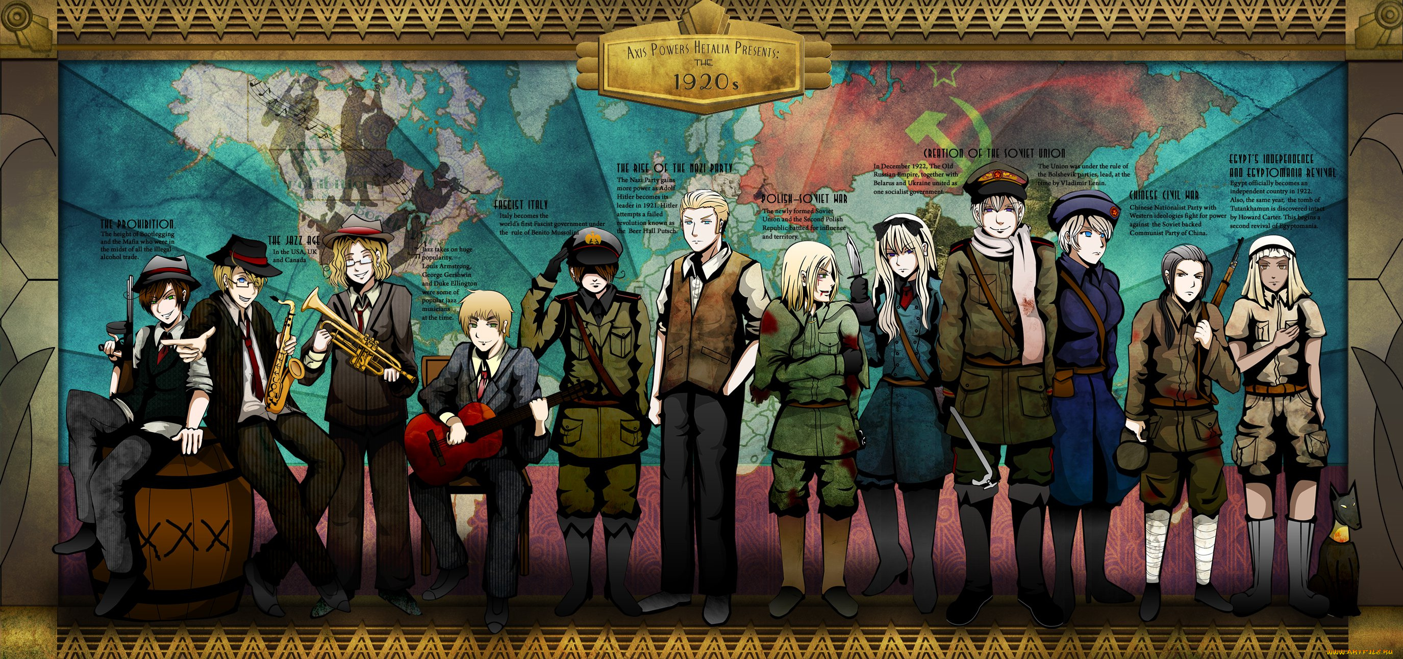 аниме, hetalia, , axis, powers, арт, надписи, парни