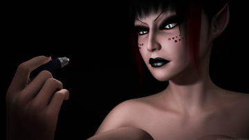 обоя 3д графика, эльфы , elves, фон, эльфийка, взгляд