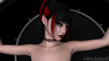 Картинка 3д+графика эльфы+ elves фон взгляд эльфийка