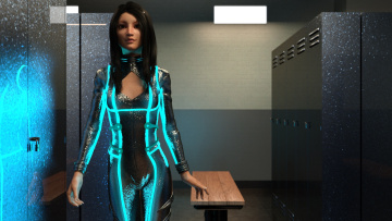 Картинка 3д+графика фантазия+ fantasy взгляд девушка фон