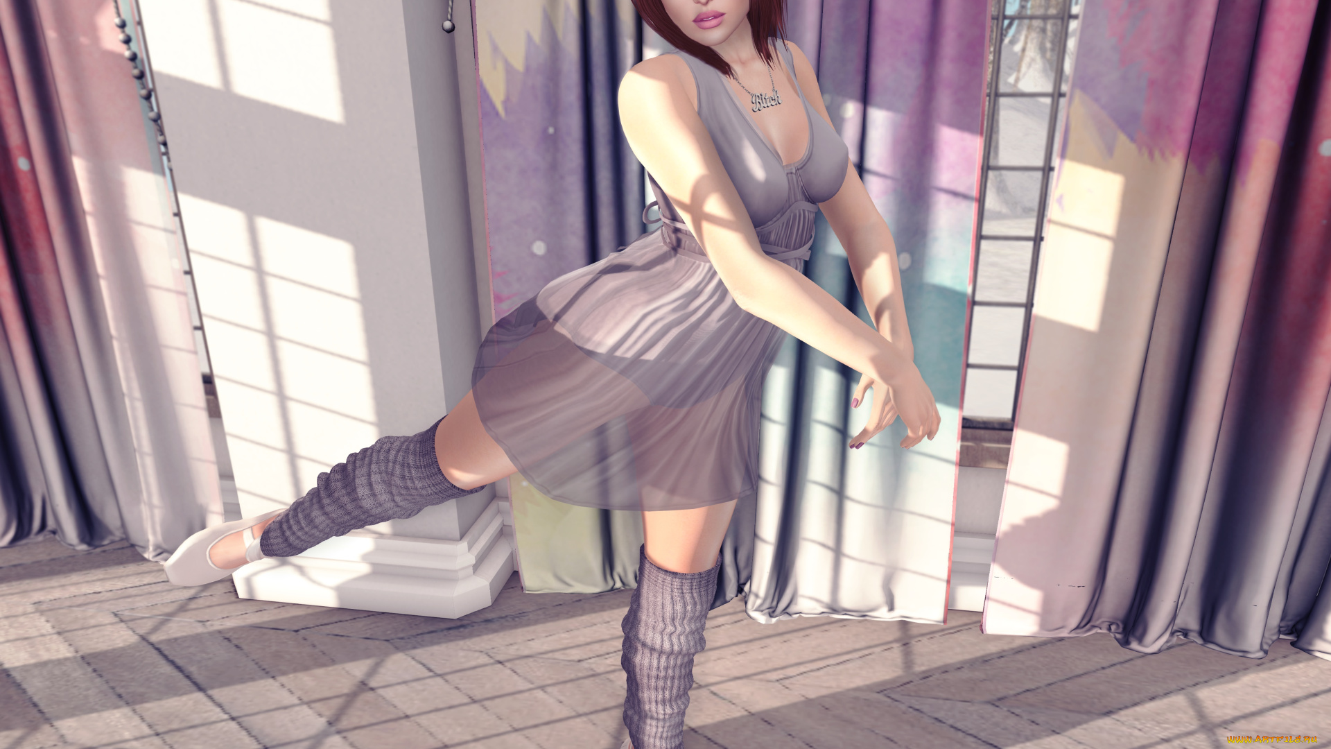 3д, графика, люди, , people, фон, взгляд, девушка