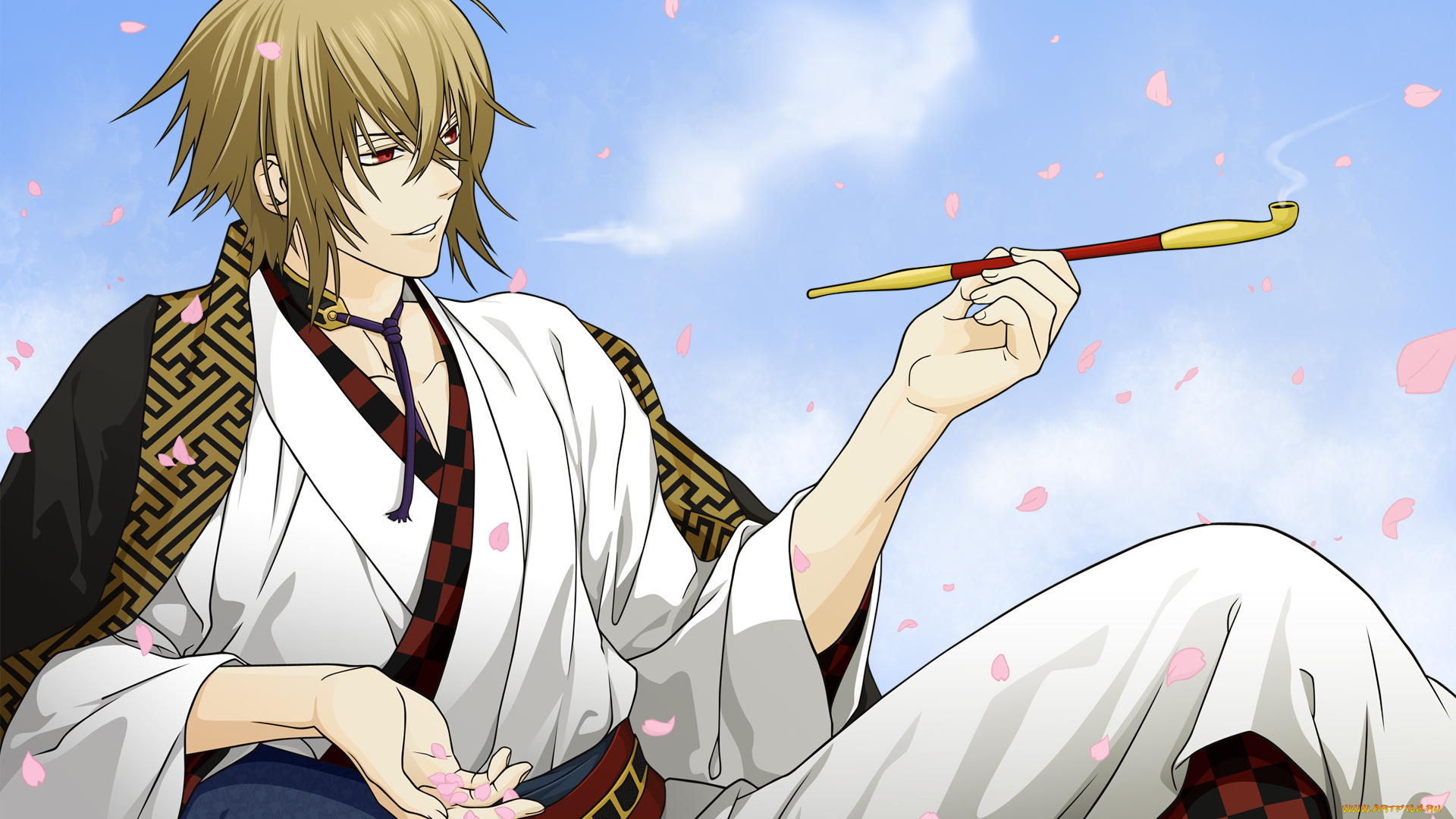 аниме, hakuouki, kazama, chikage