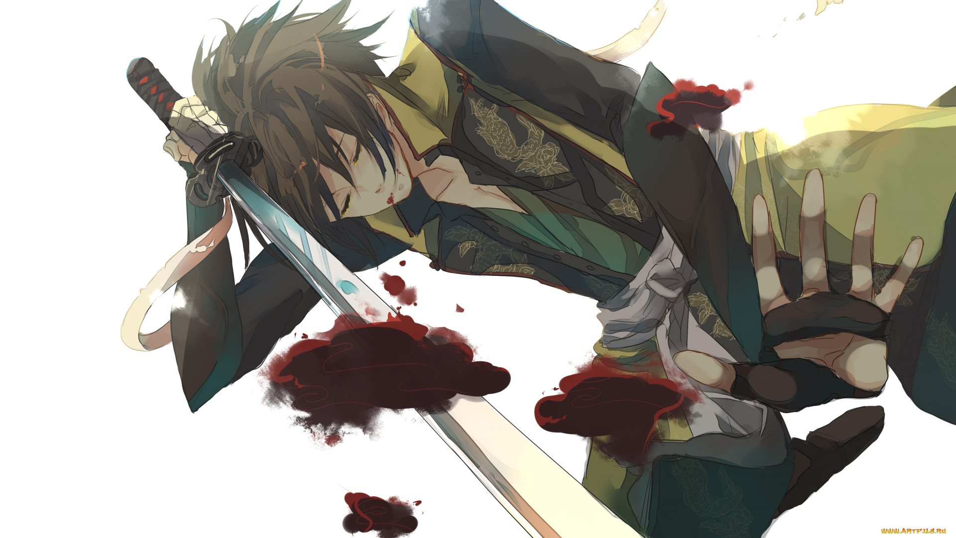 аниме, hakuouki, okita, souji