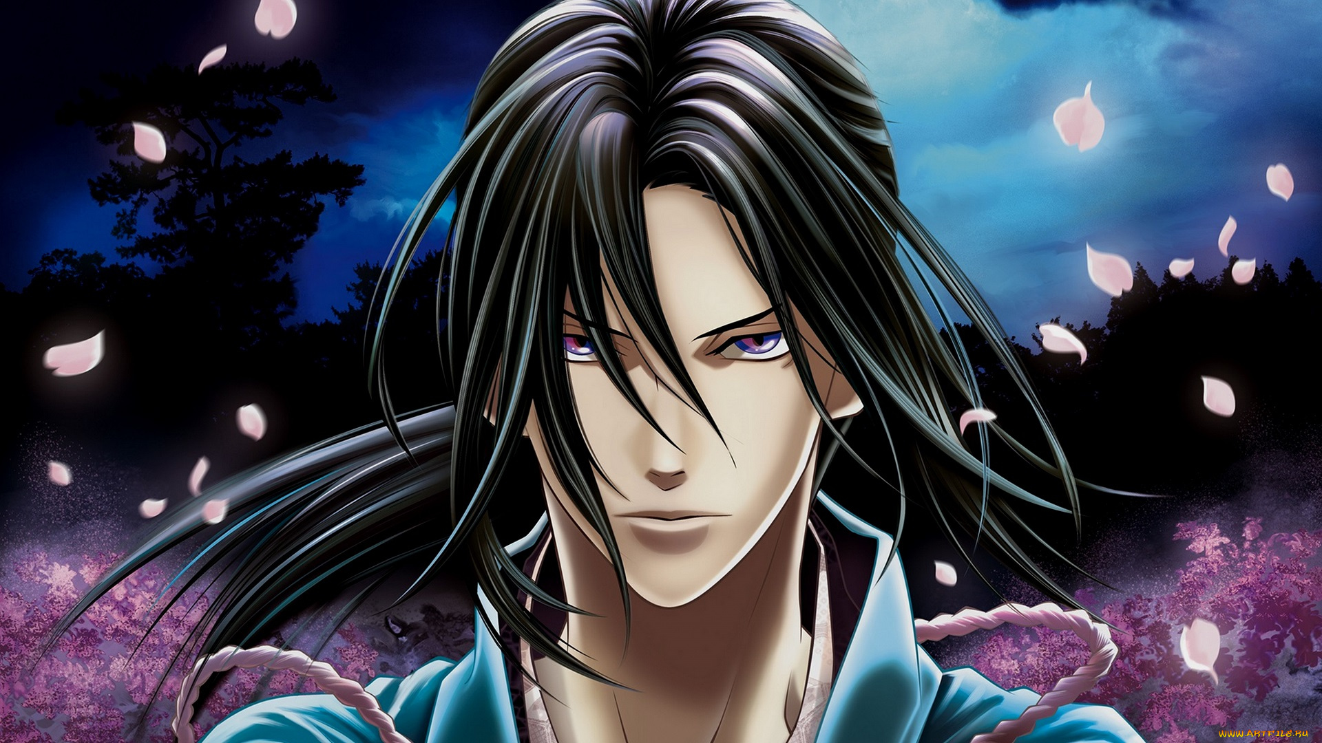 аниме, hakuouki, парень