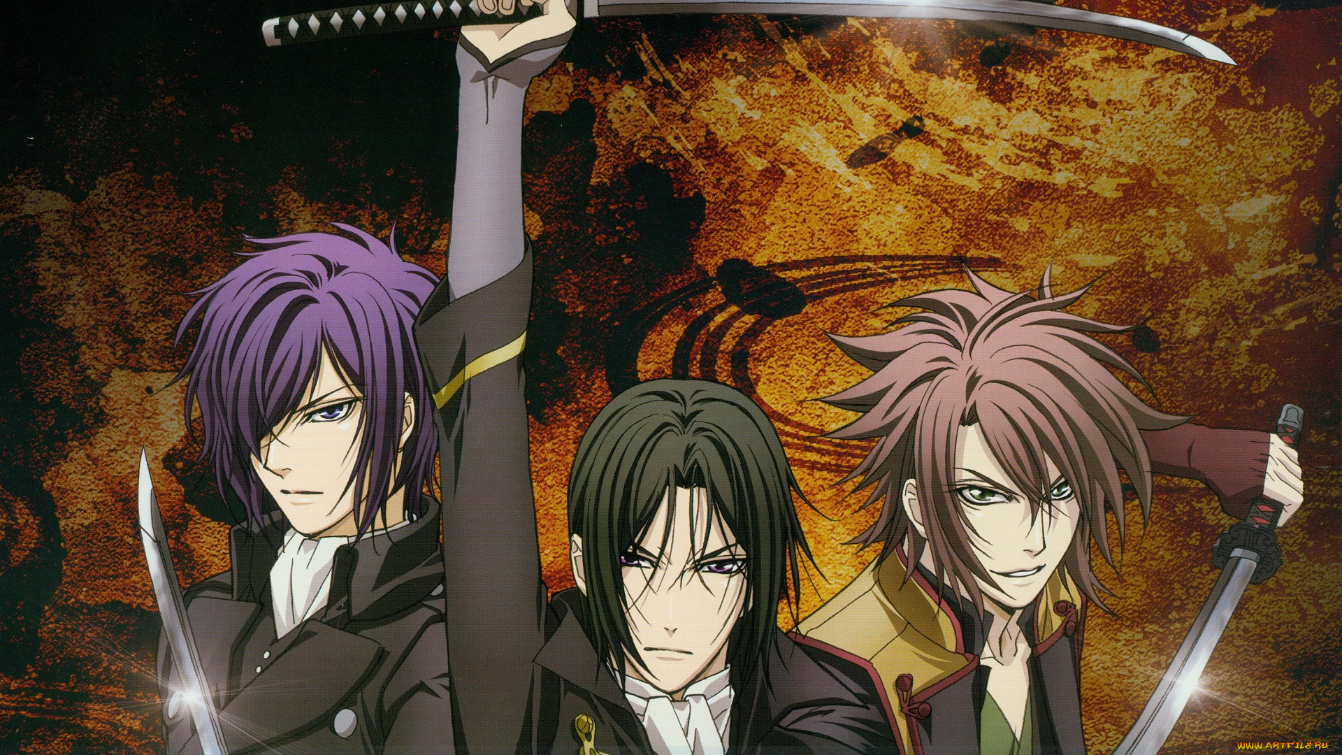 аниме, hakuouki, shinsengumi, kitan