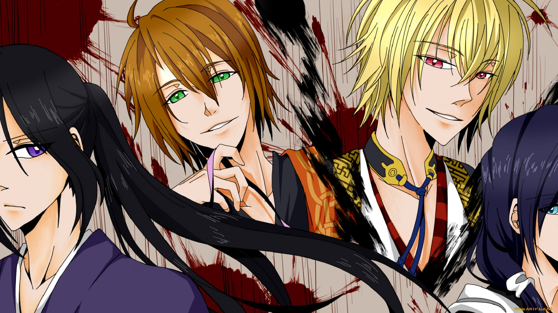 аниме, hakuouki, shinsengumi, kitan