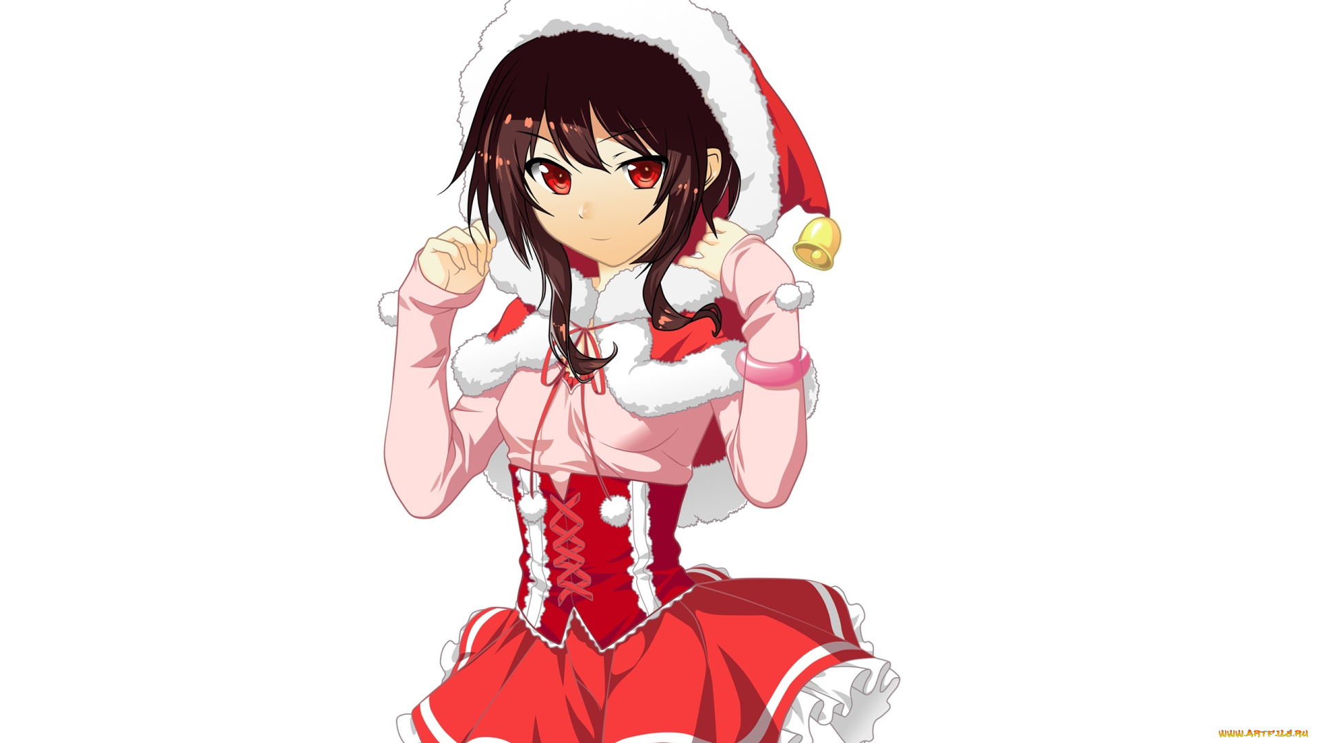 аниме, kono, subarashii, sekai, ni, shukufuku, wo, девушка, фон, взгляд