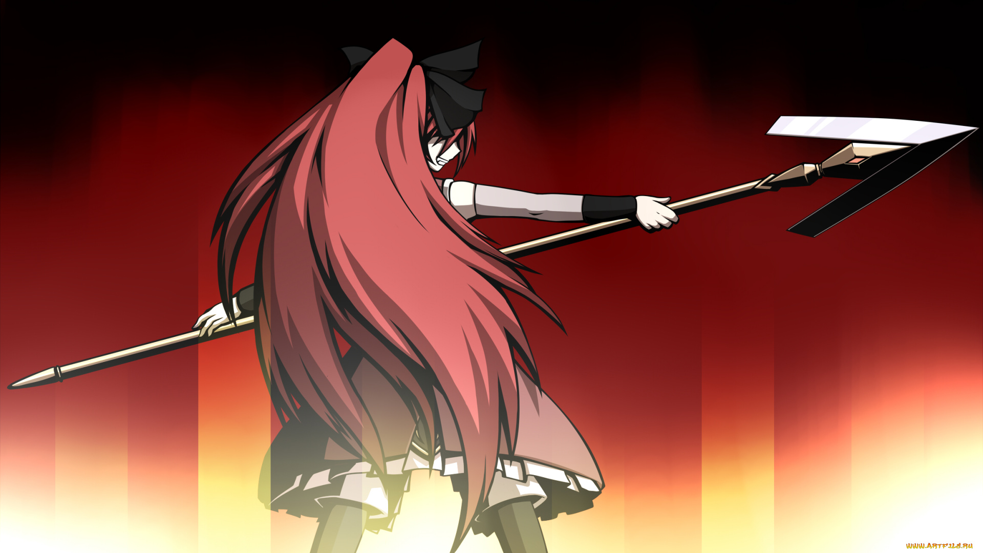 аниме, mahou, shoujo, madoka, magika, фон, взгляд, девушка