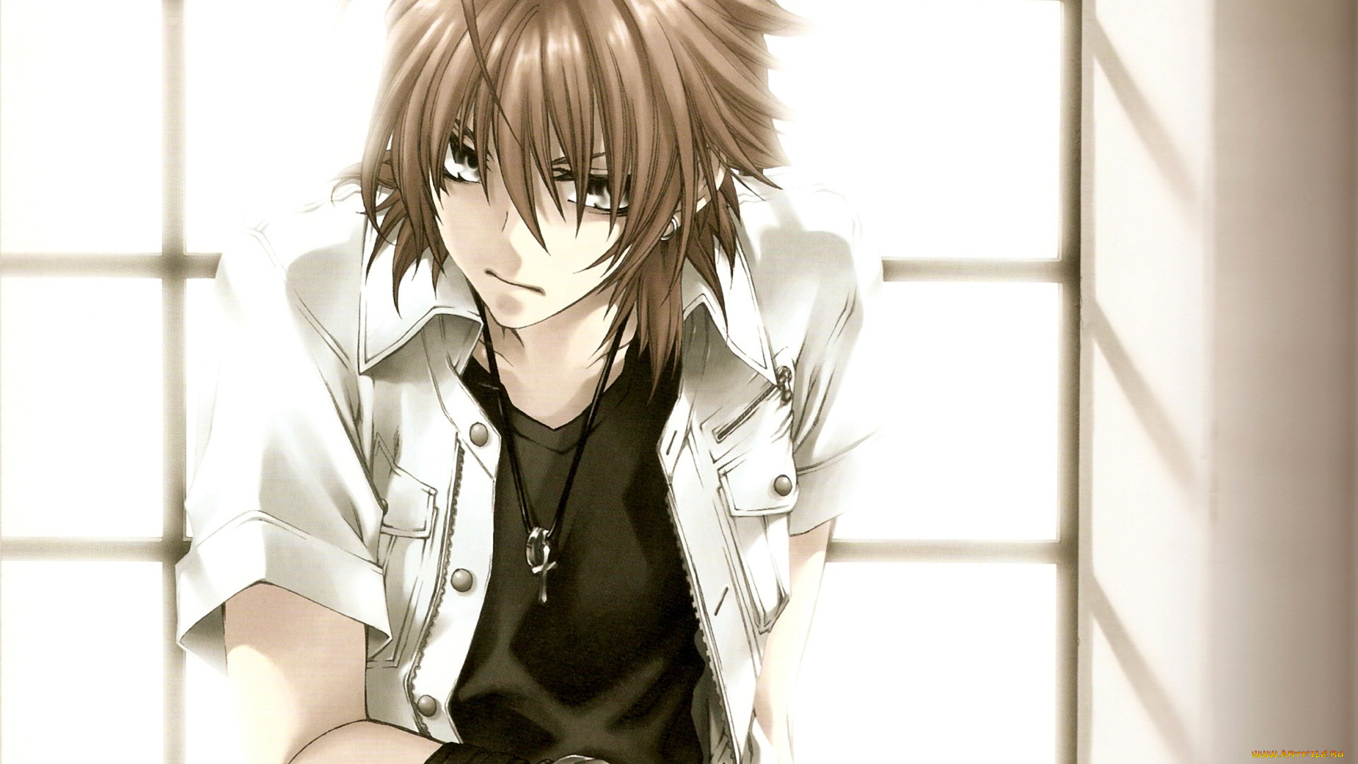 аниме, monochrome, factor, nikaido, akira