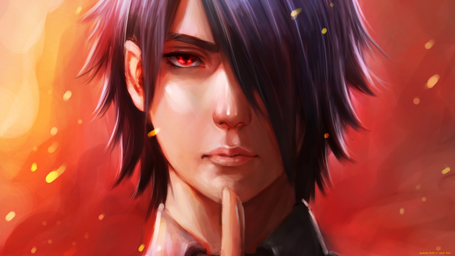 аниме, naruto, sasuke