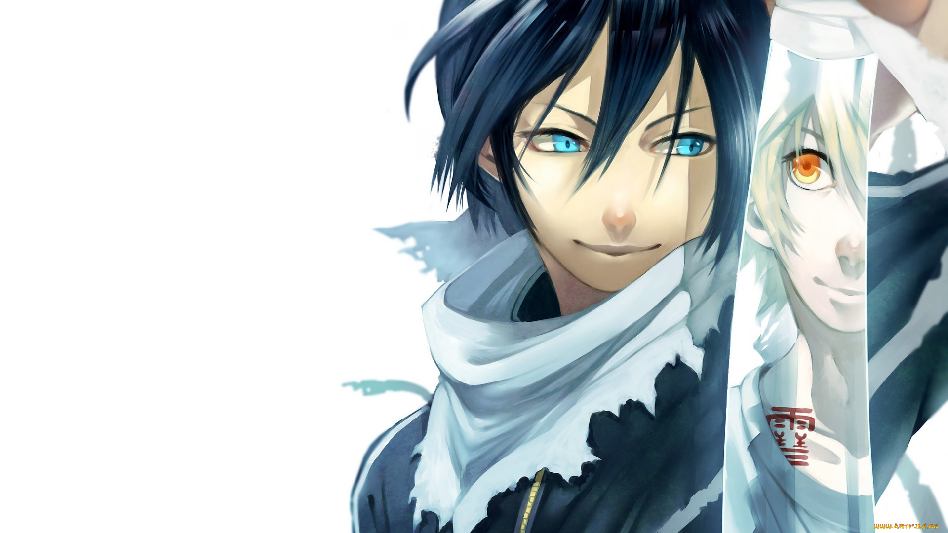 аниме, noragami, бездомный, бог