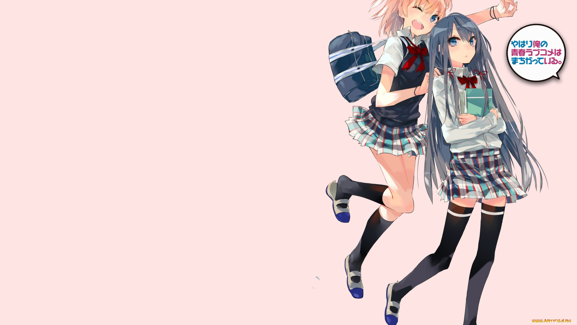 аниме, oregairu, девушки