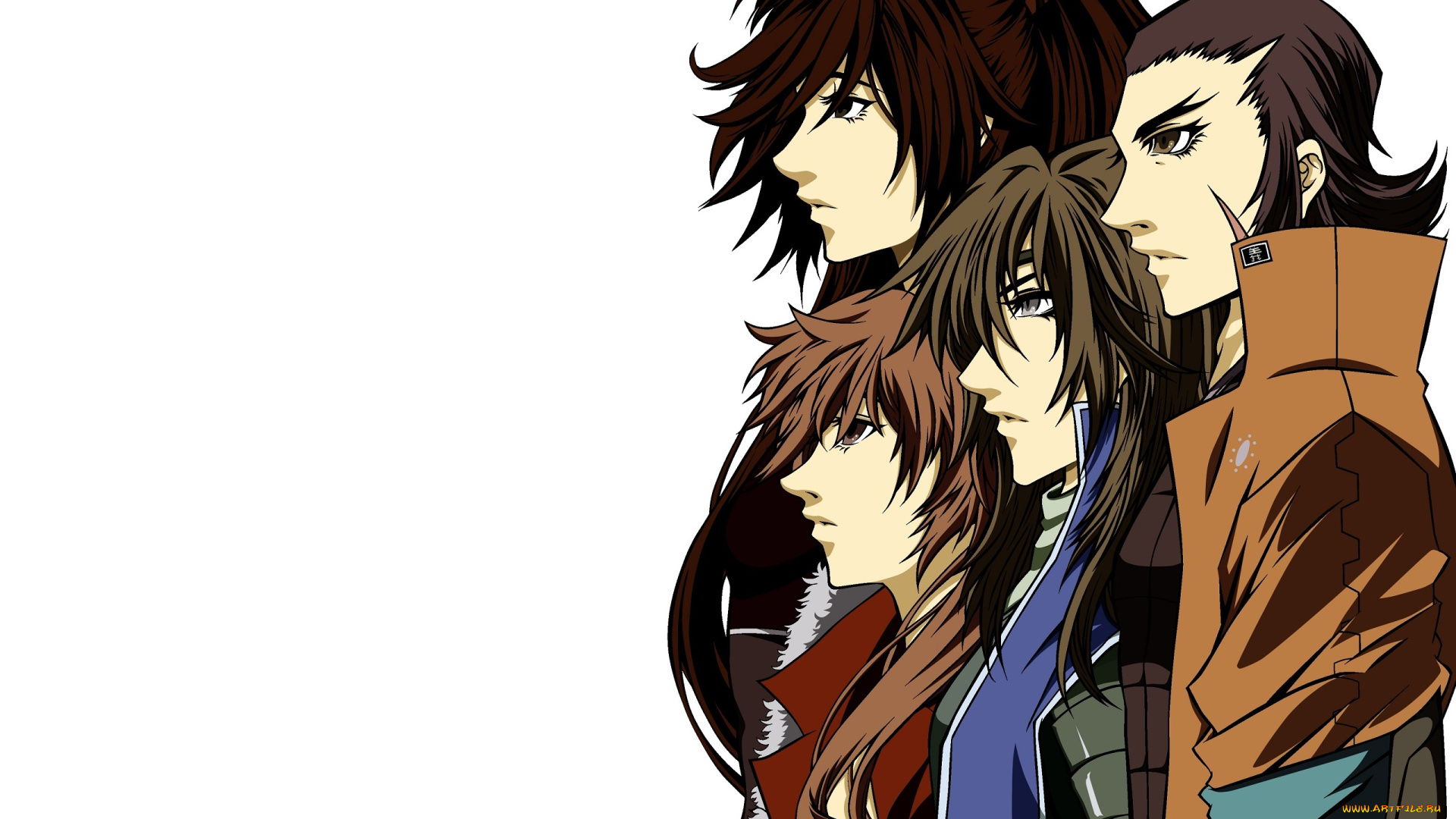 аниме, sengoku, basara, парни