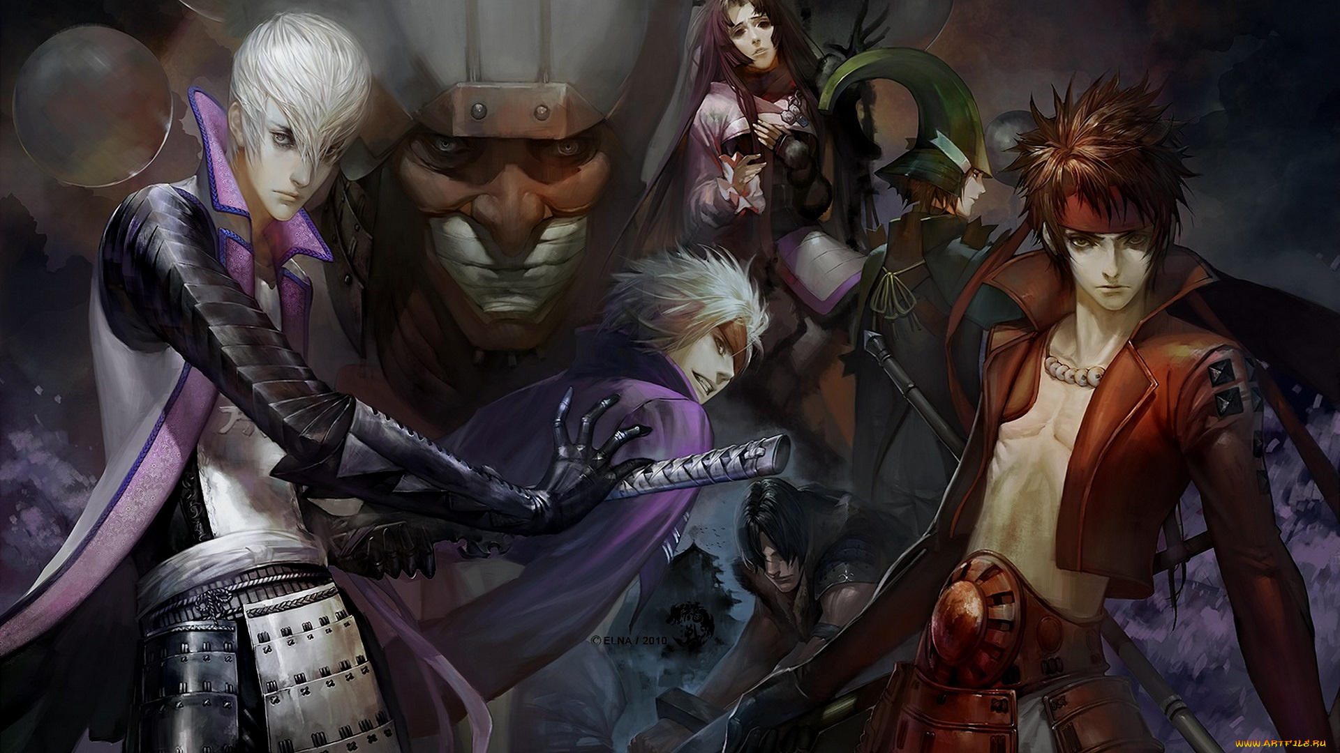 аниме, sengoku, basara, персонажи