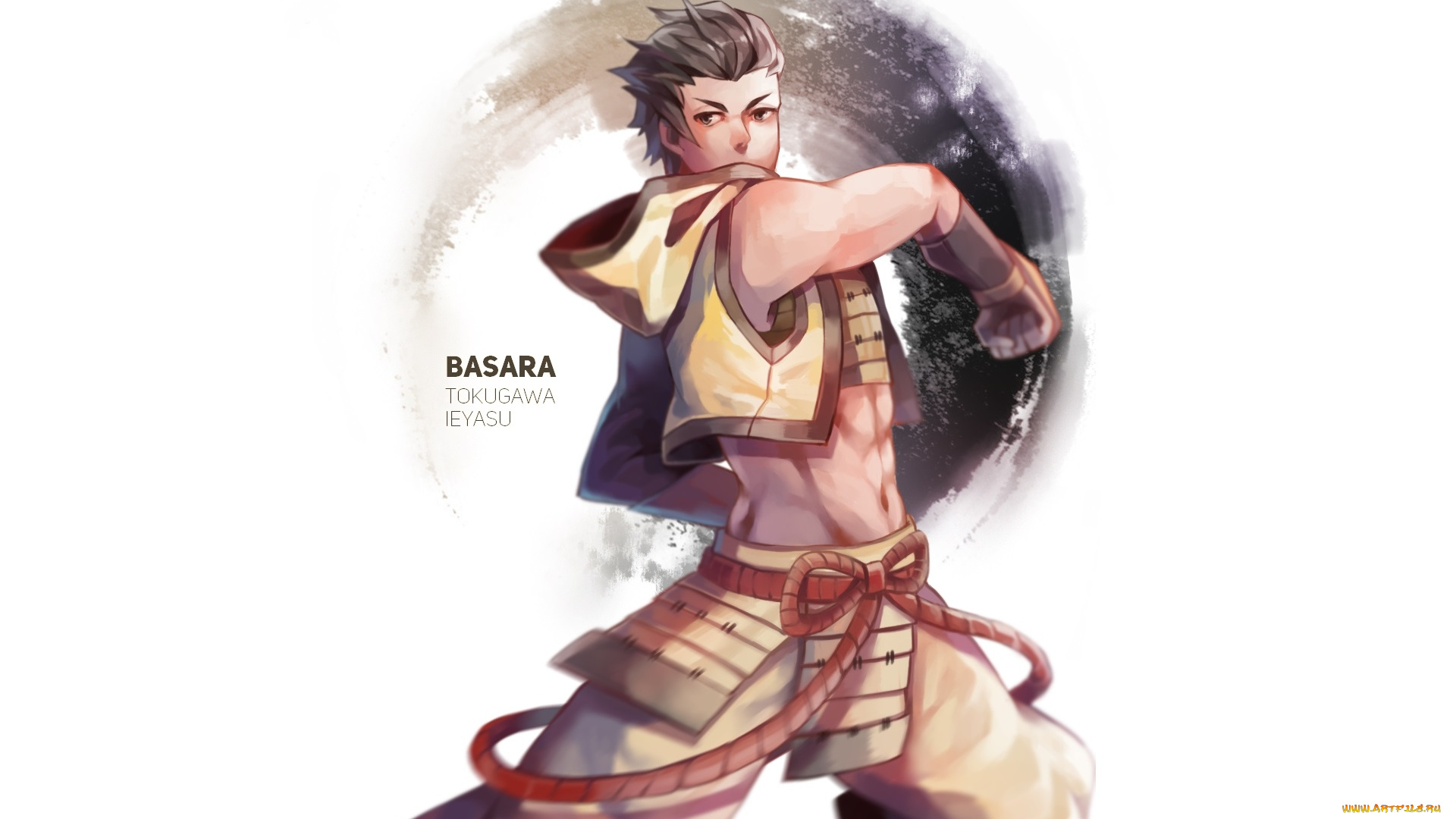 аниме, sengoku, basara, tokugawa, ieyasu