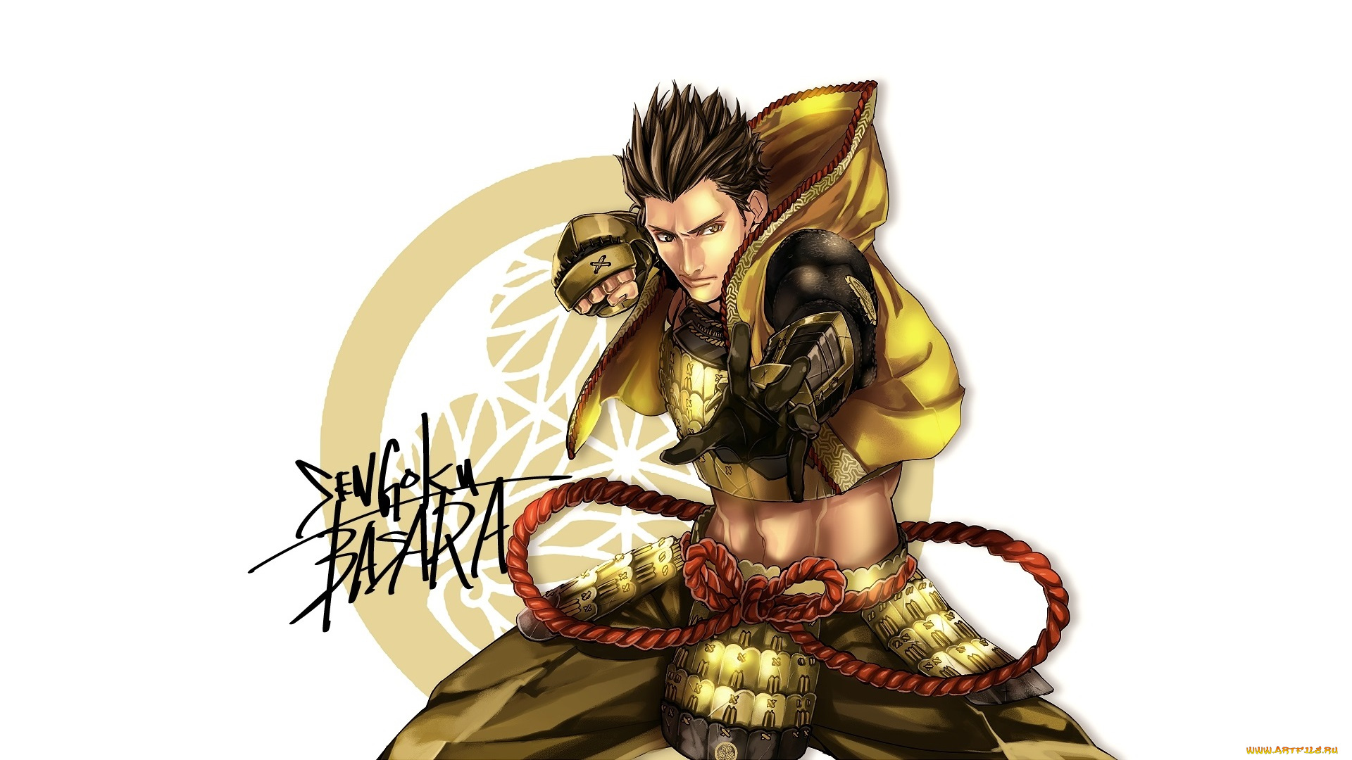 аниме, sengoku, basara, tokugawa, ieyasu