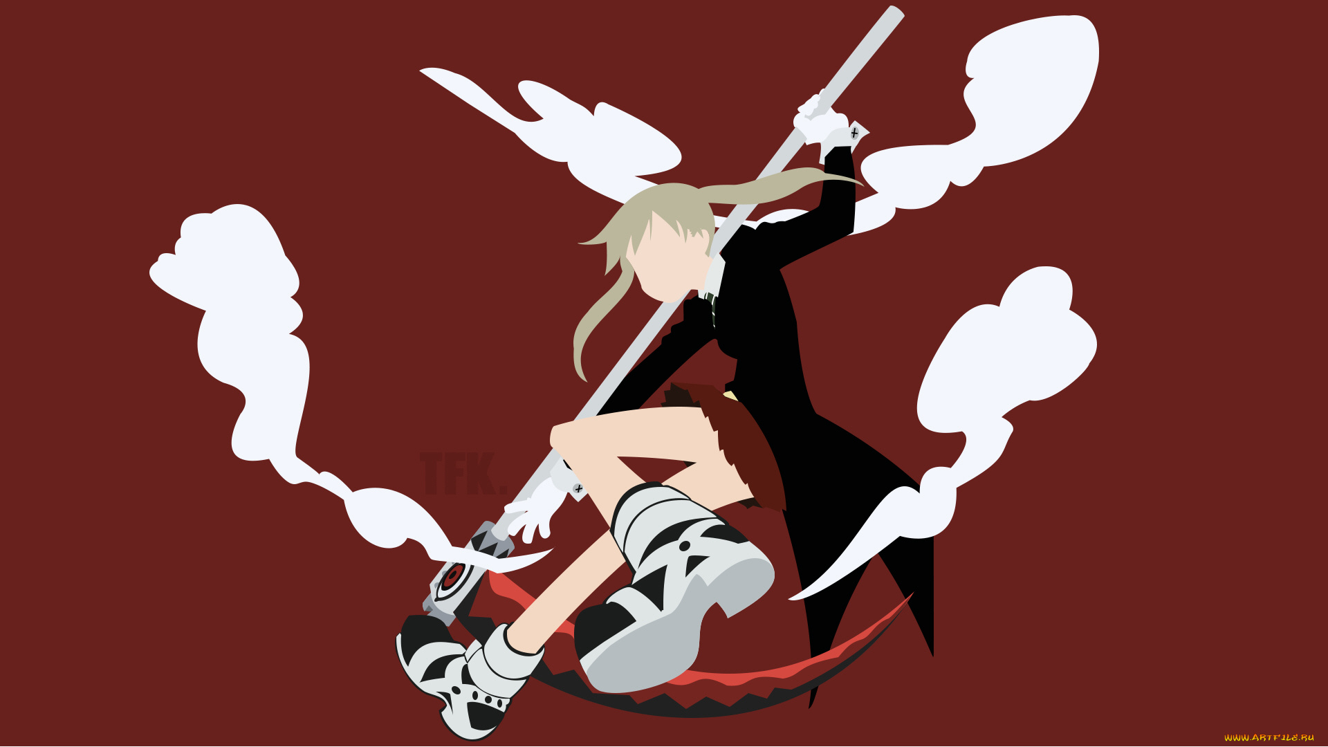 аниме, soul, eater, maka, albarn