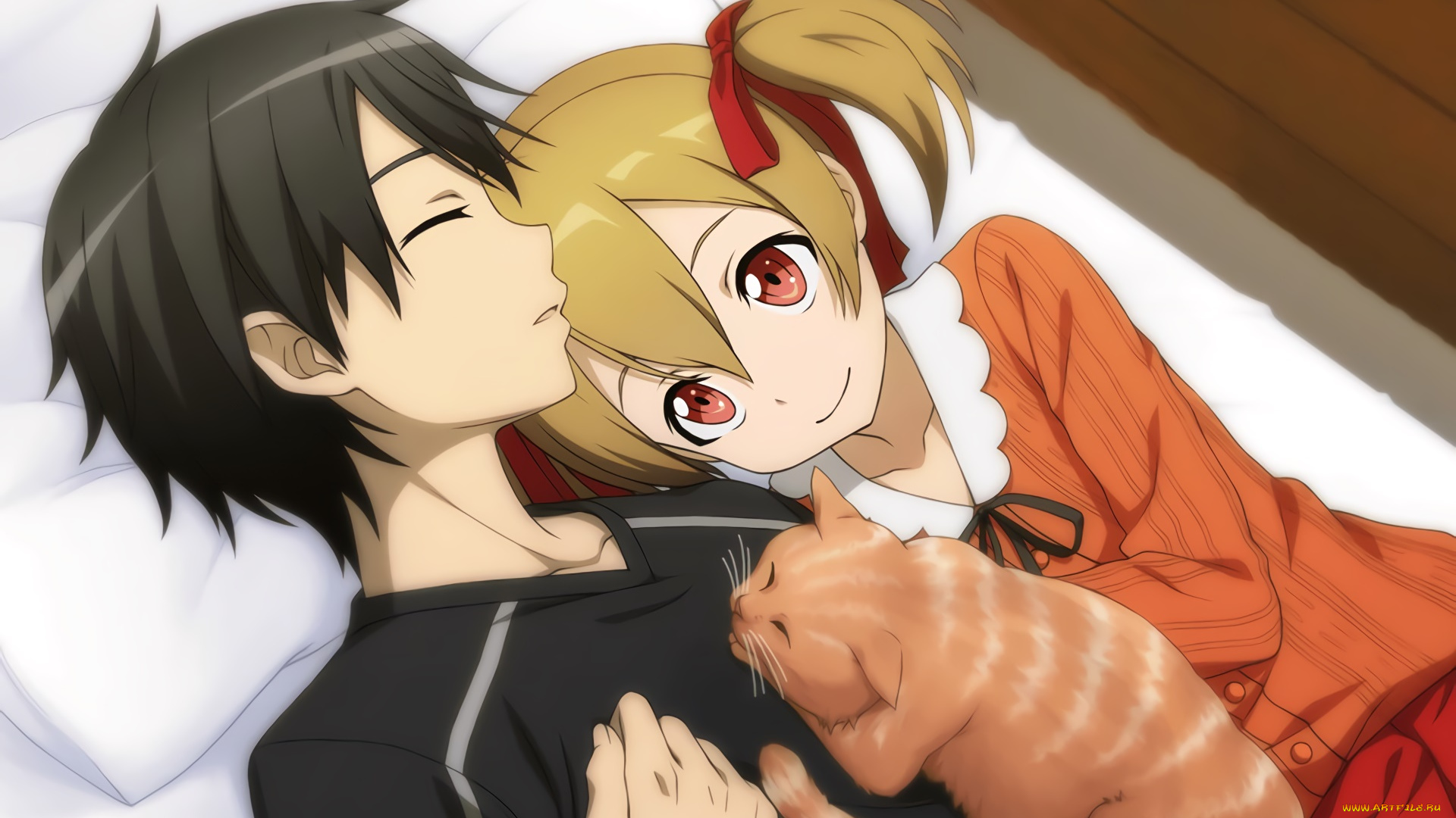 аниме, sword, art, online, персонажи