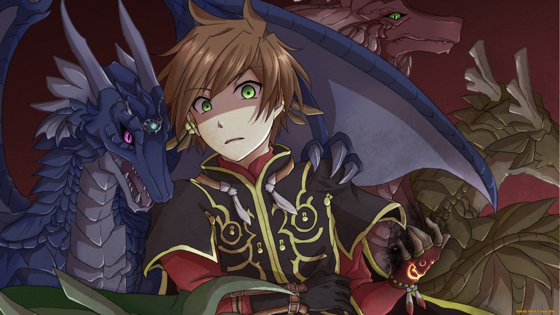 аниме, tales, of, zestiria, девушка, фон, взгляд