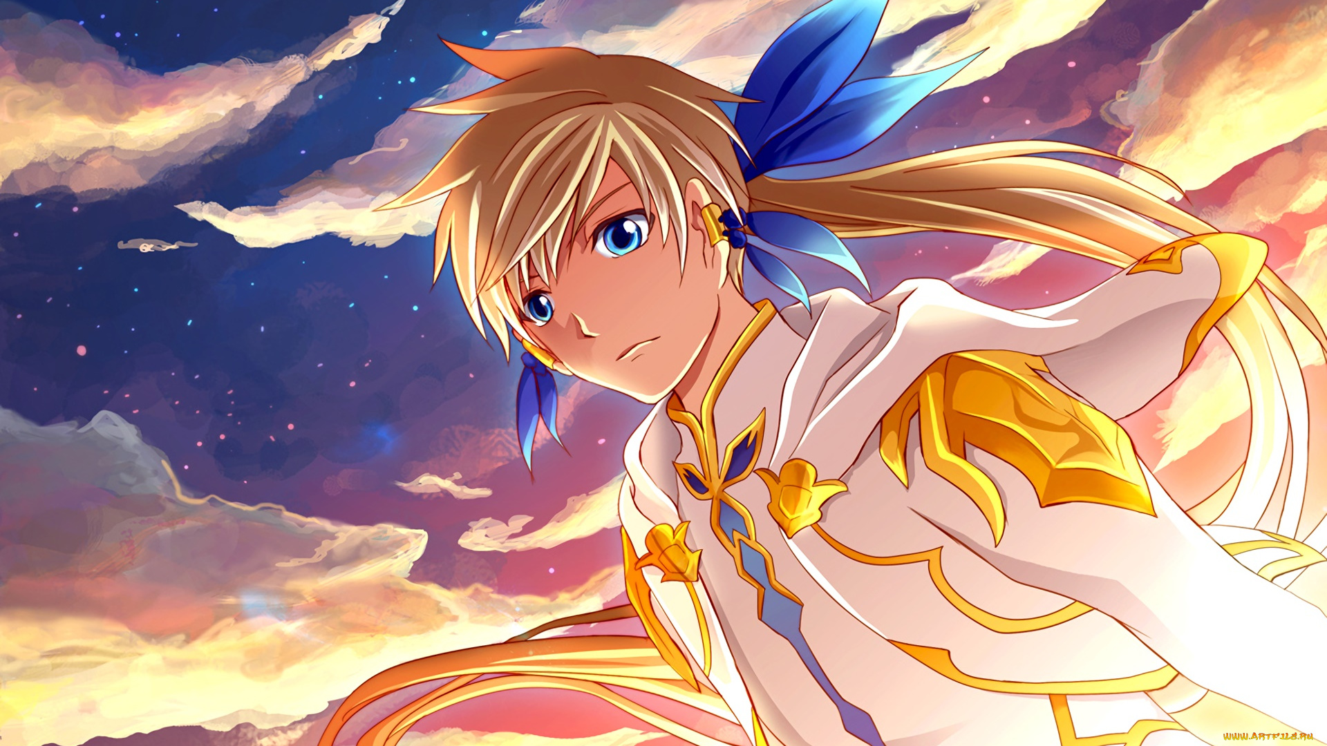 аниме, tales, of, zestiria, фон, девушка, взгляд