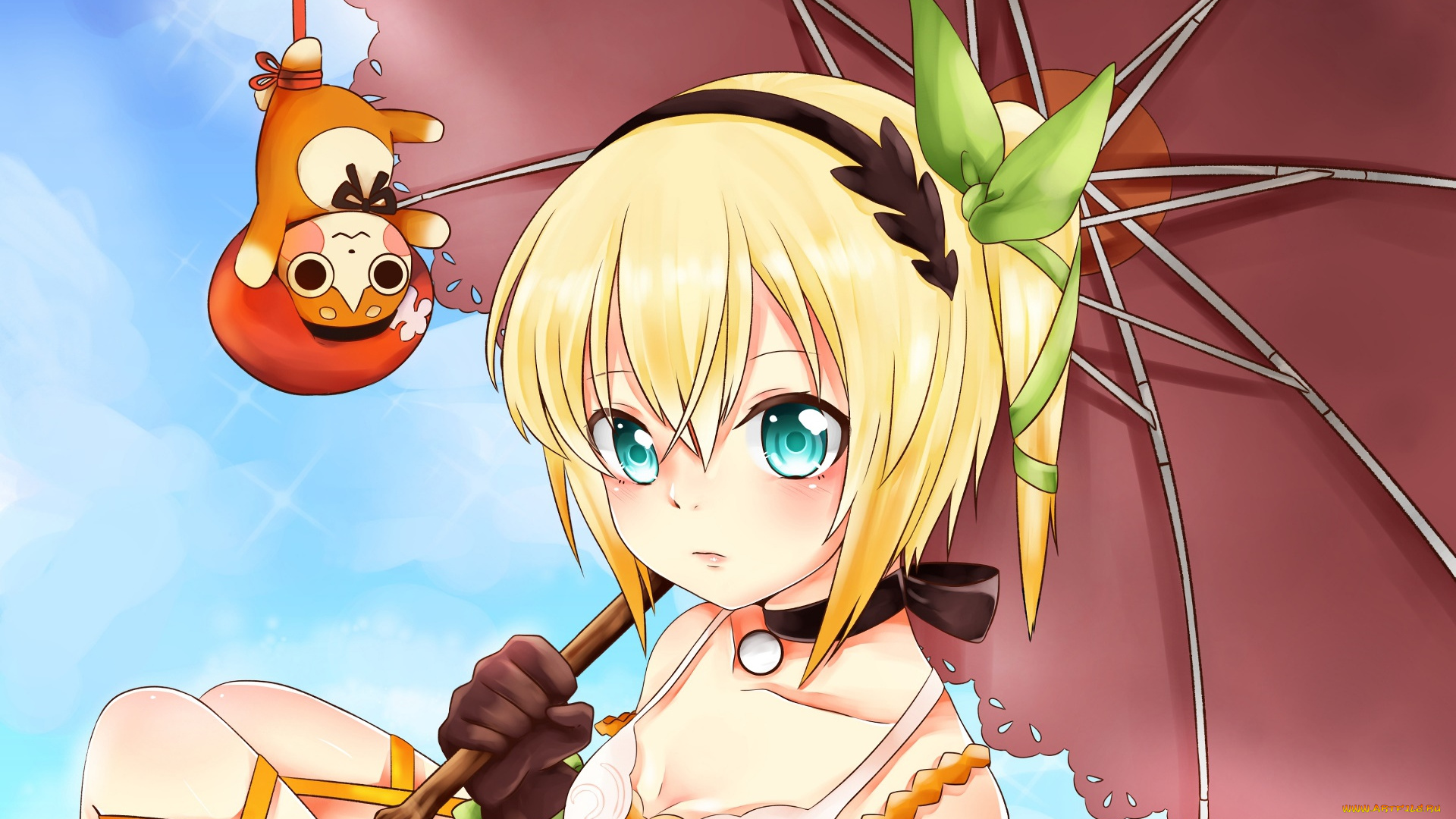 аниме, tales, of, zestiria, фон, взгляд, девушка