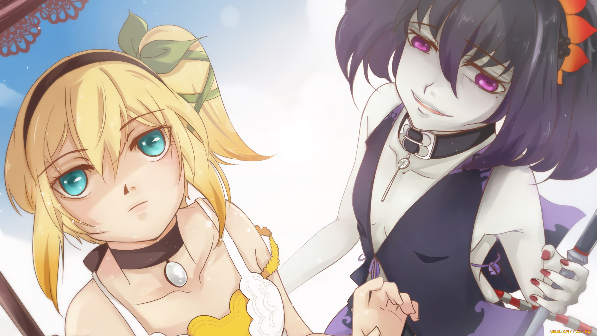 аниме, tales, of, zestiria, взгляд, фон, девушки