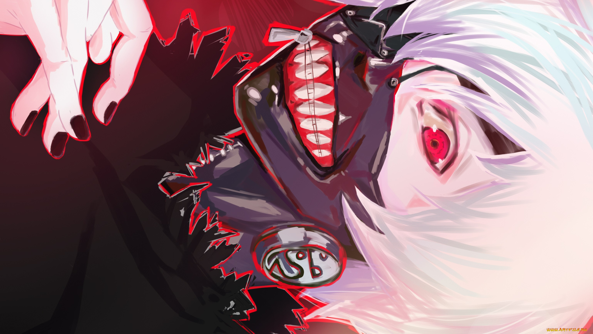 аниме, tokyo, ghoul, kaneki