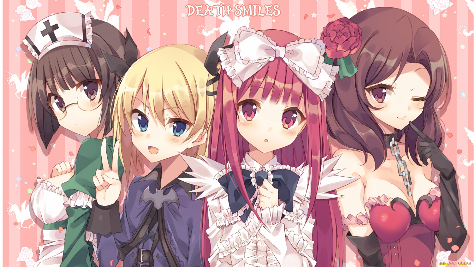 аниме, unknown, , другое, death, smiles