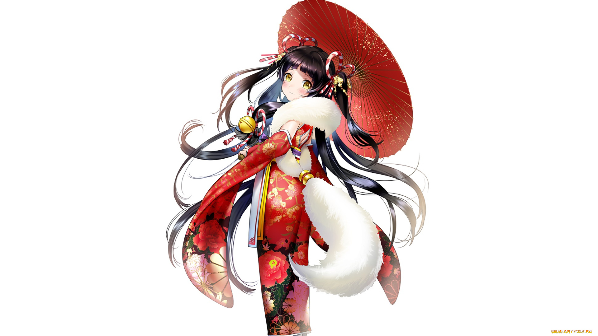 аниме, unknown, , другое, фон, взгляд, девушка