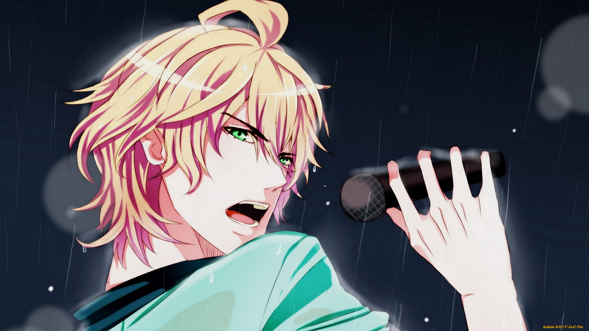 аниме, uta, no, prince-sama, парень, певец